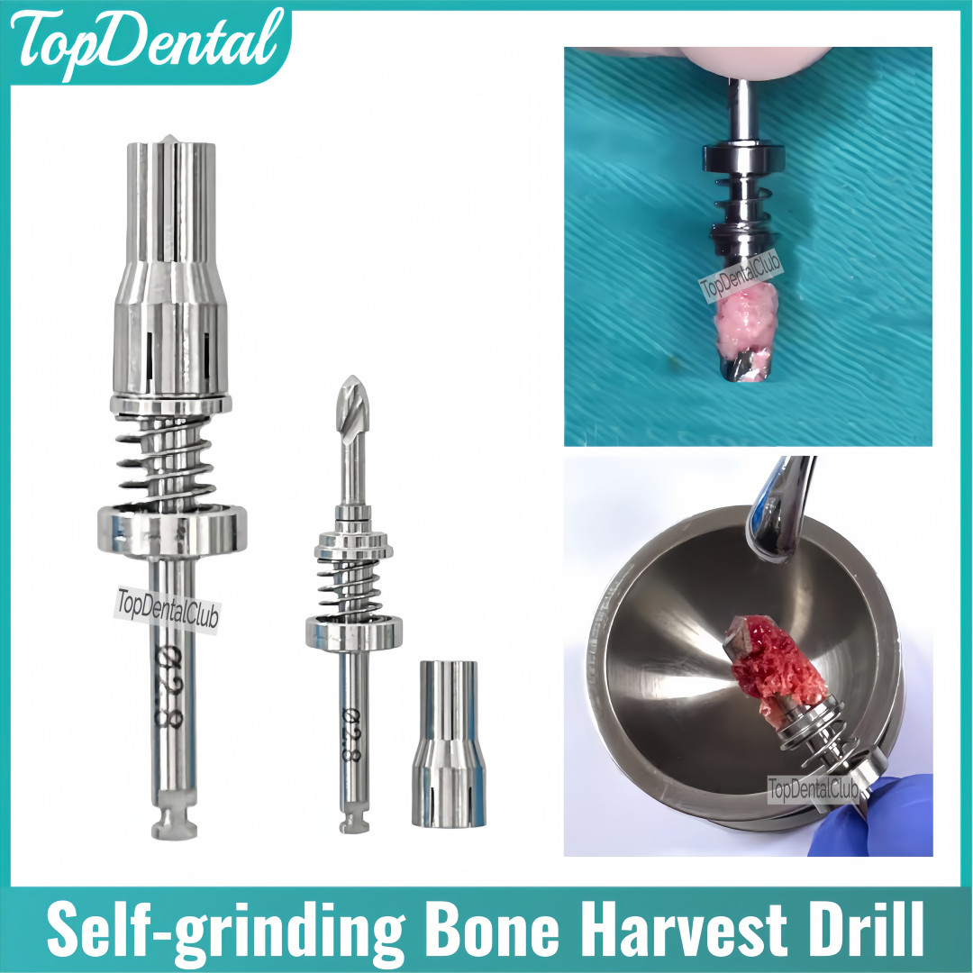 ⌀2.8 Dental GBR Autogeneous Trephine Bur Self Grinding Spring Bone Harvest Drill