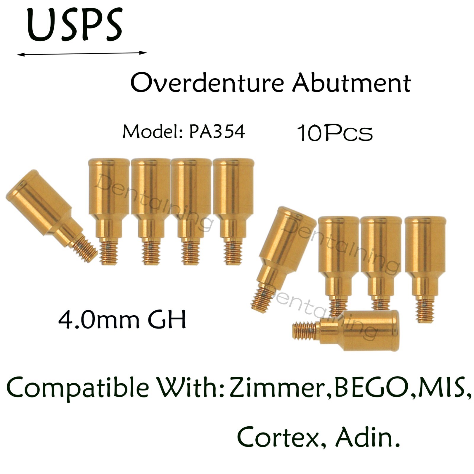 US Zimmer Mis Adin Bego Cortex Implant Locator Abutments For 1-5mm