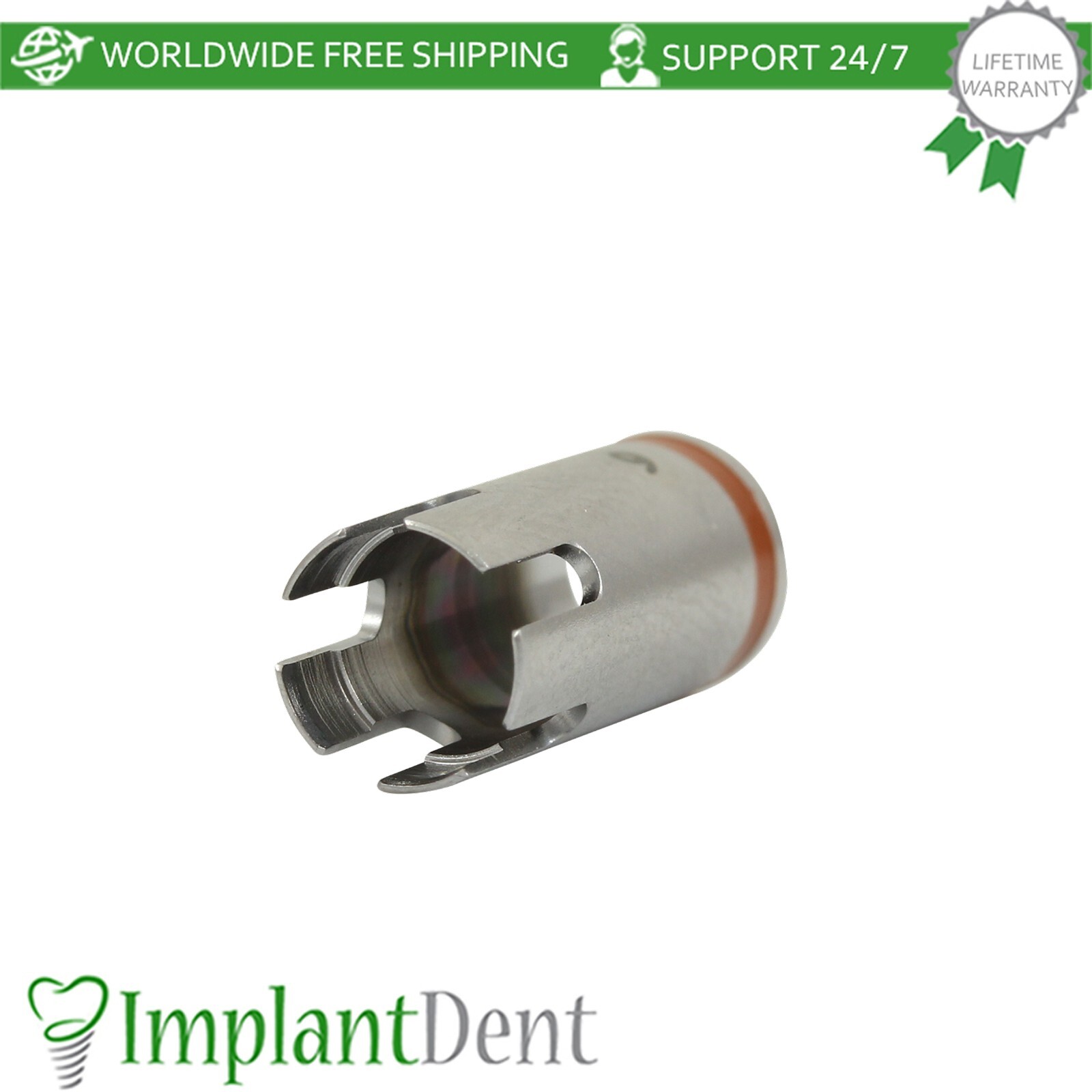 Dental Drill Stopper 5.2mm – Black Stainless Steel Dentistry Tool
