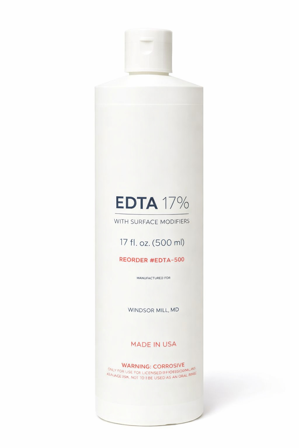 House Brand EDTA 17% Solution – 500mL (17 oz) | Professional Endodontic Grade🔥