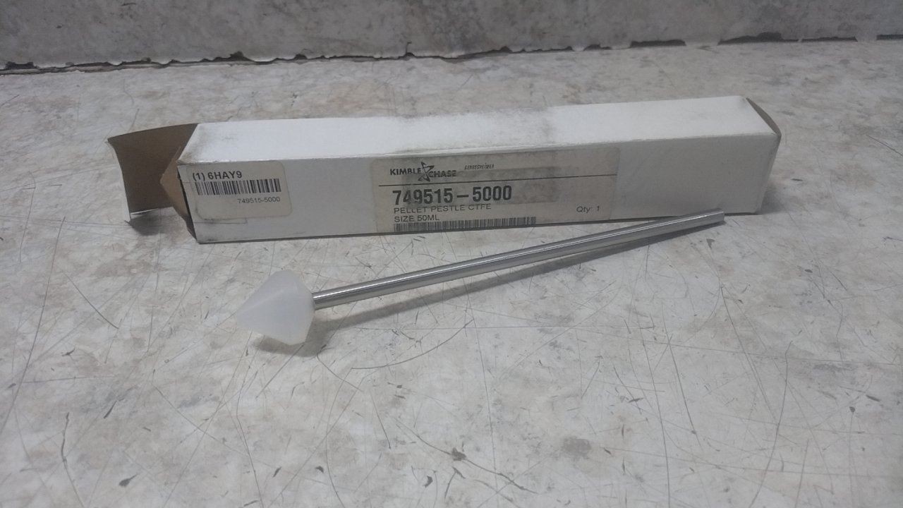Kimble 749515-5000 50 mL Capacity 21 Cm Overall Length Reusable Pellet Pestle