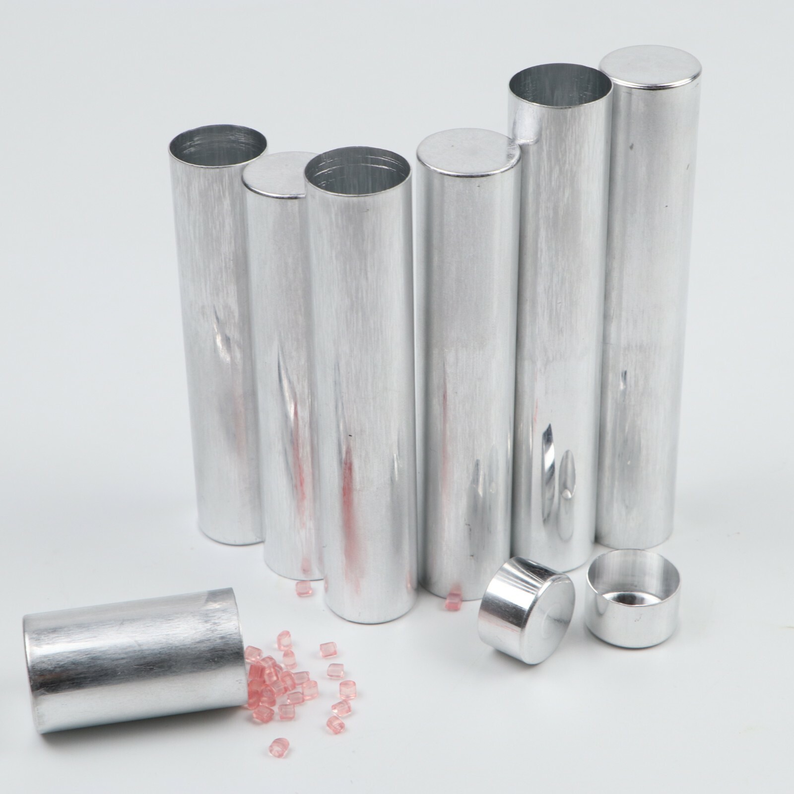 200Pcs Dental Empty Aluminum Tubes Cartridges for Making Flexible Denture