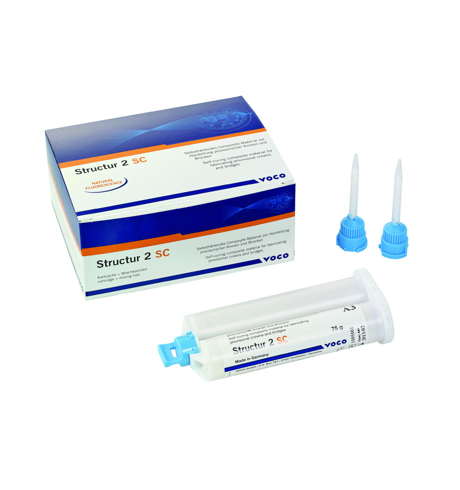 Voco Structure 2 SC Self-Curing Temporary Crown & Bridge Material Cartridge 75g