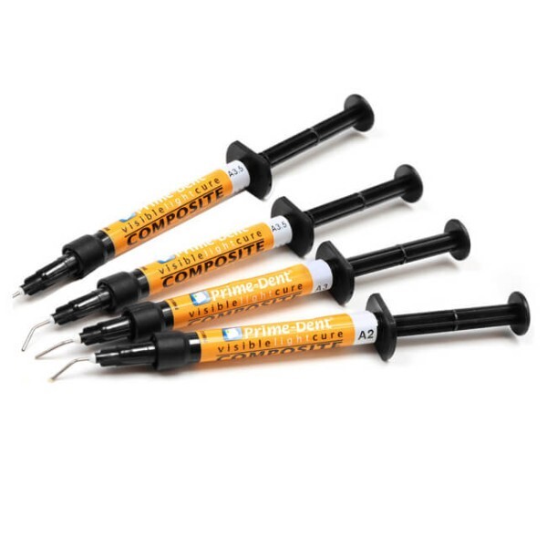 4 x PRIMEDENT Visible Light Cure Flowable Composite 2gm SHADES A2 A3 A3.5 B2
