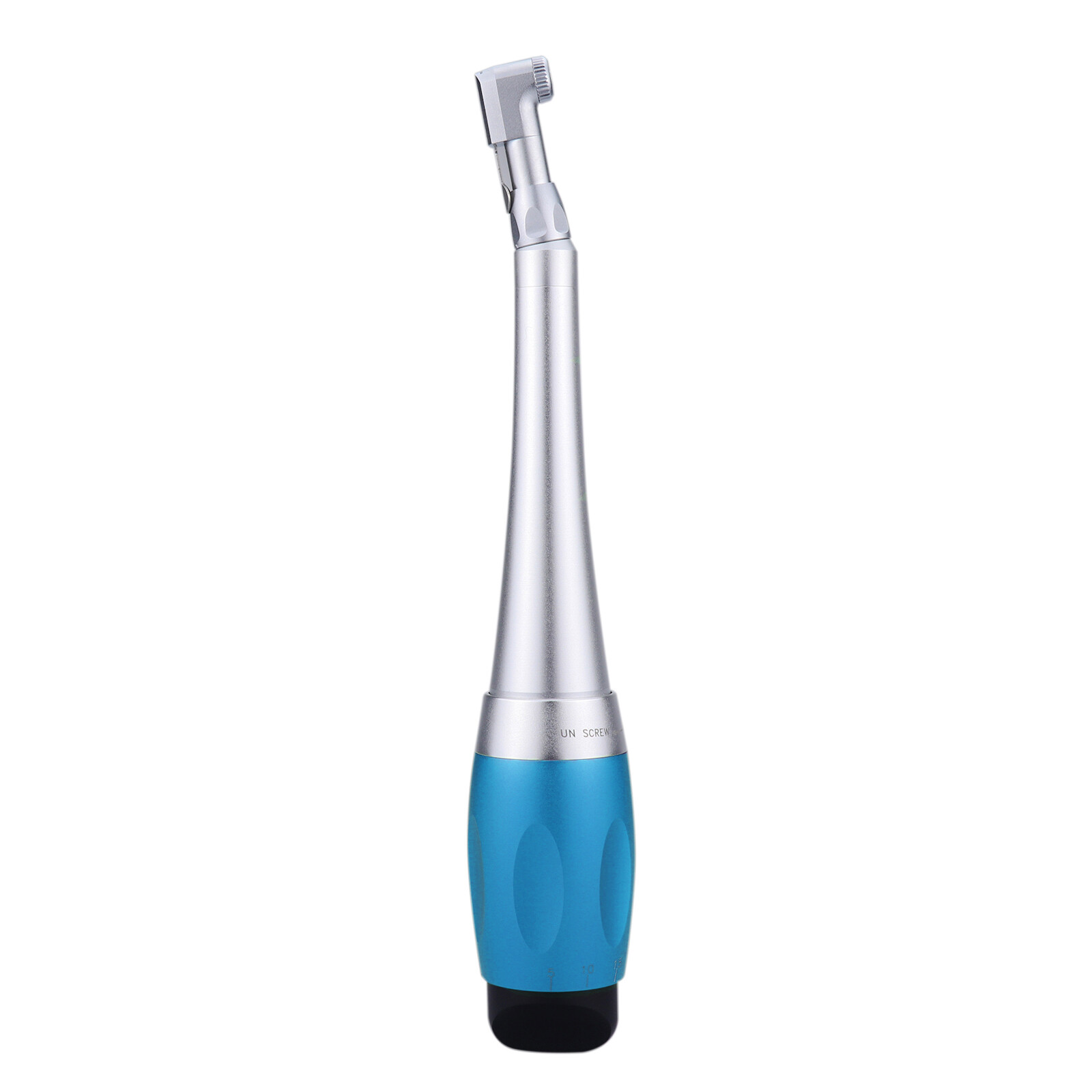 Dental Universal Implant Torque 2 Heads Adjustment Handpiece&12 Drivers Blue CE