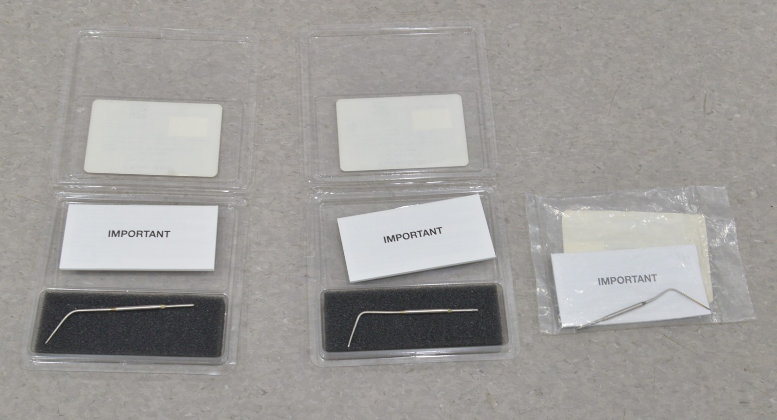 Lot of 3 SybronEndo Standard/Narrow Posterior Heat Carriers