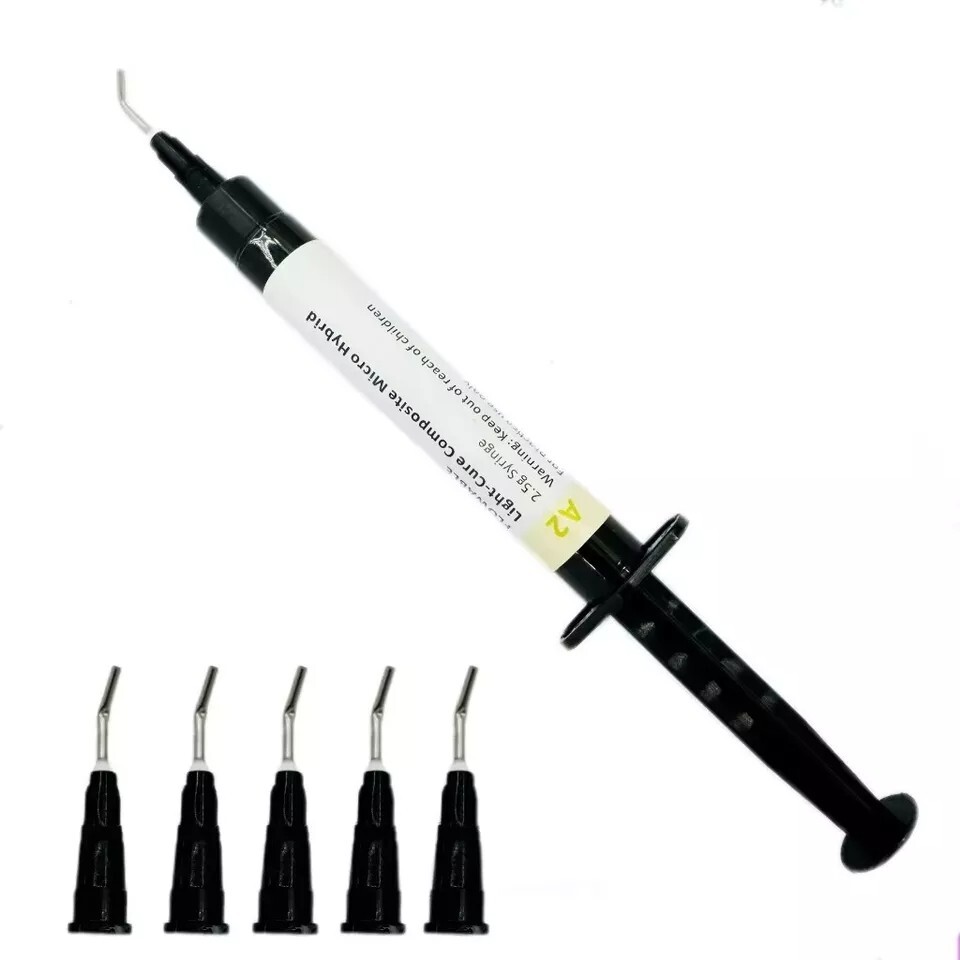 Dental Composite Resin Light Cure White Veneer Hybrid Aesthetic teeth resin 2.5g