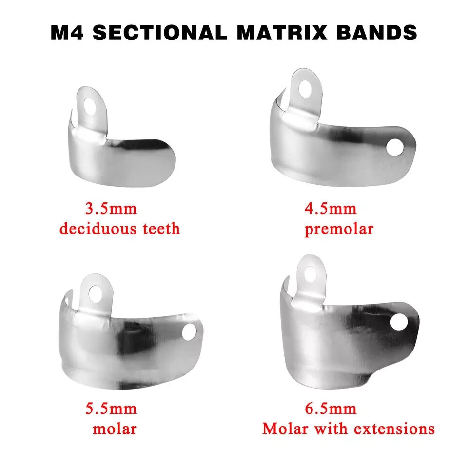 Dental Sectional Matrice Forcep Matrix Bands Ring Clamp Tooth Restoration Molar
