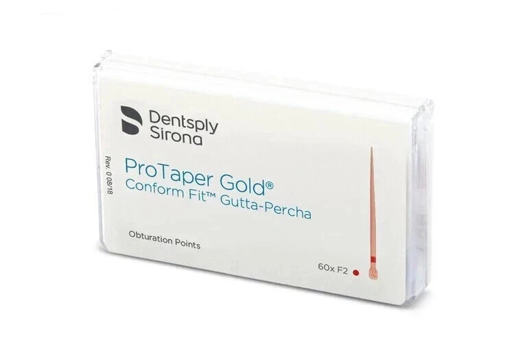 Protaper Gold F1,F2,F3, F4 & F5 GUTTA Percha Points Dentsply Tulsa Box of 60 FS
