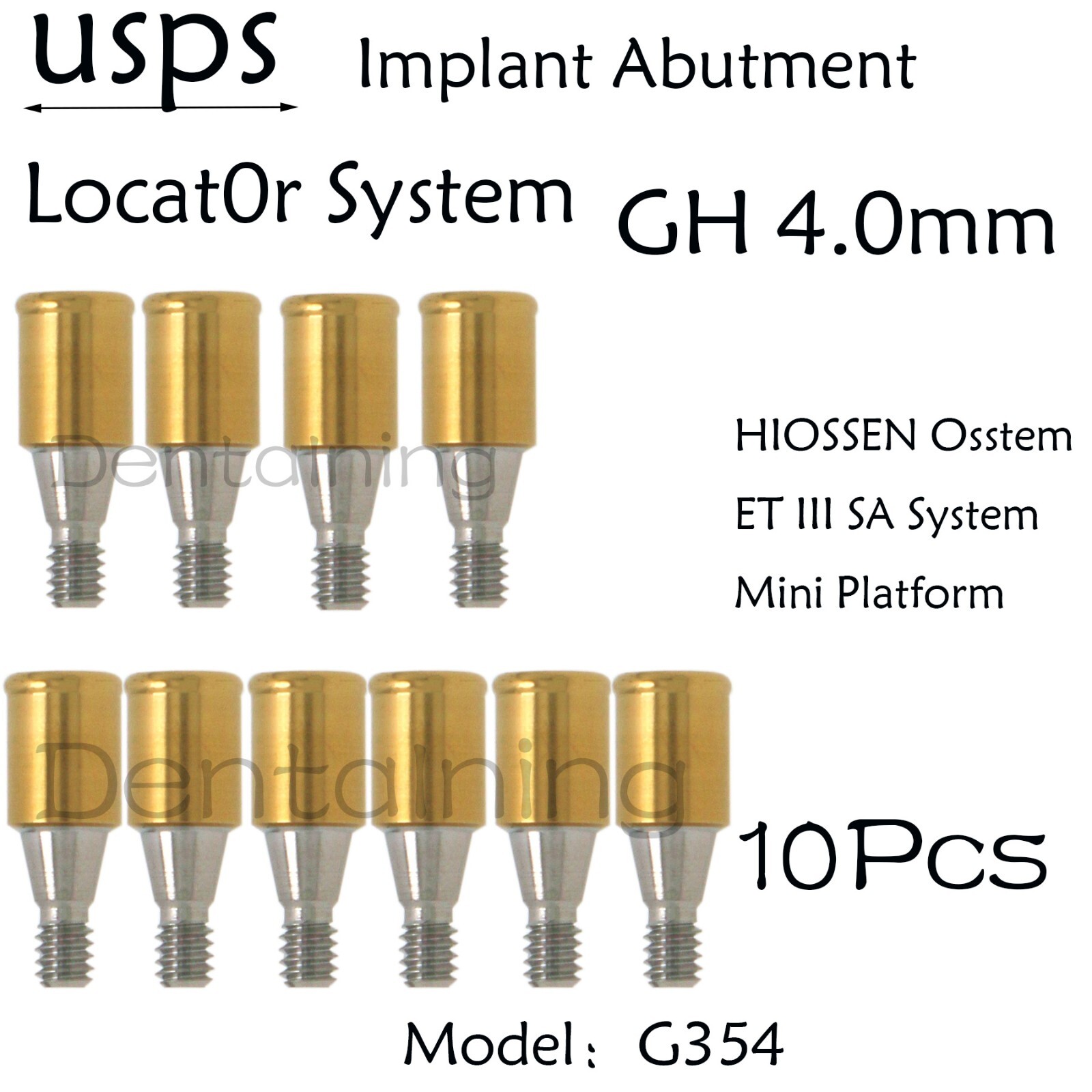 US HIOSSEN ET III SA/Osstem/DIO UF/Snucone Mini Locator Abutment For 1-6mm