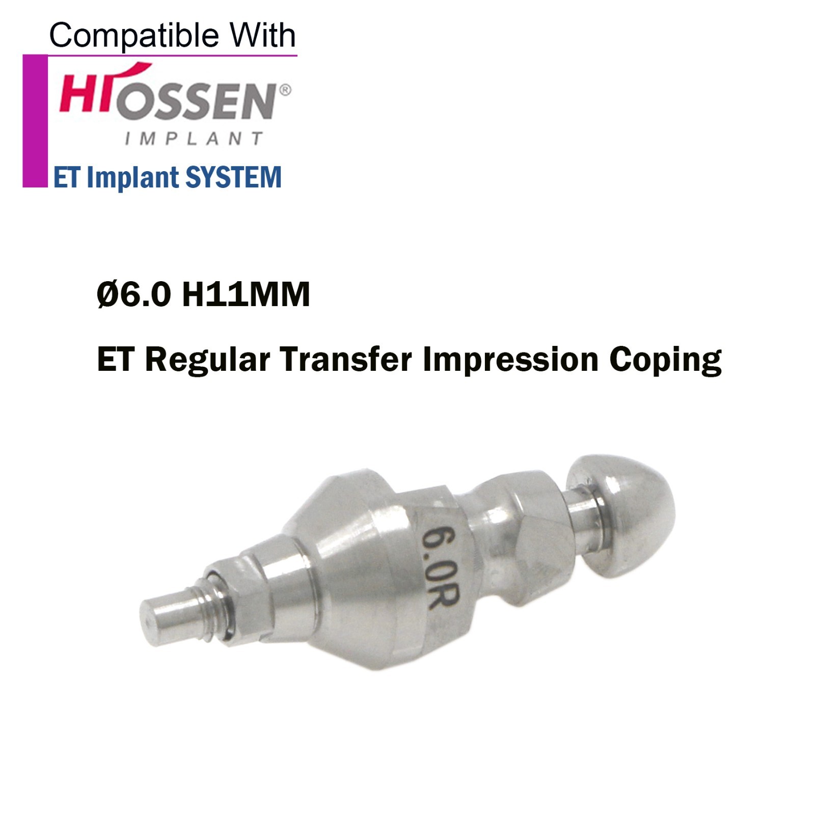 US Implant Impression Coping Closed Tray Transfer Compatible Osstem Hiossen M/R