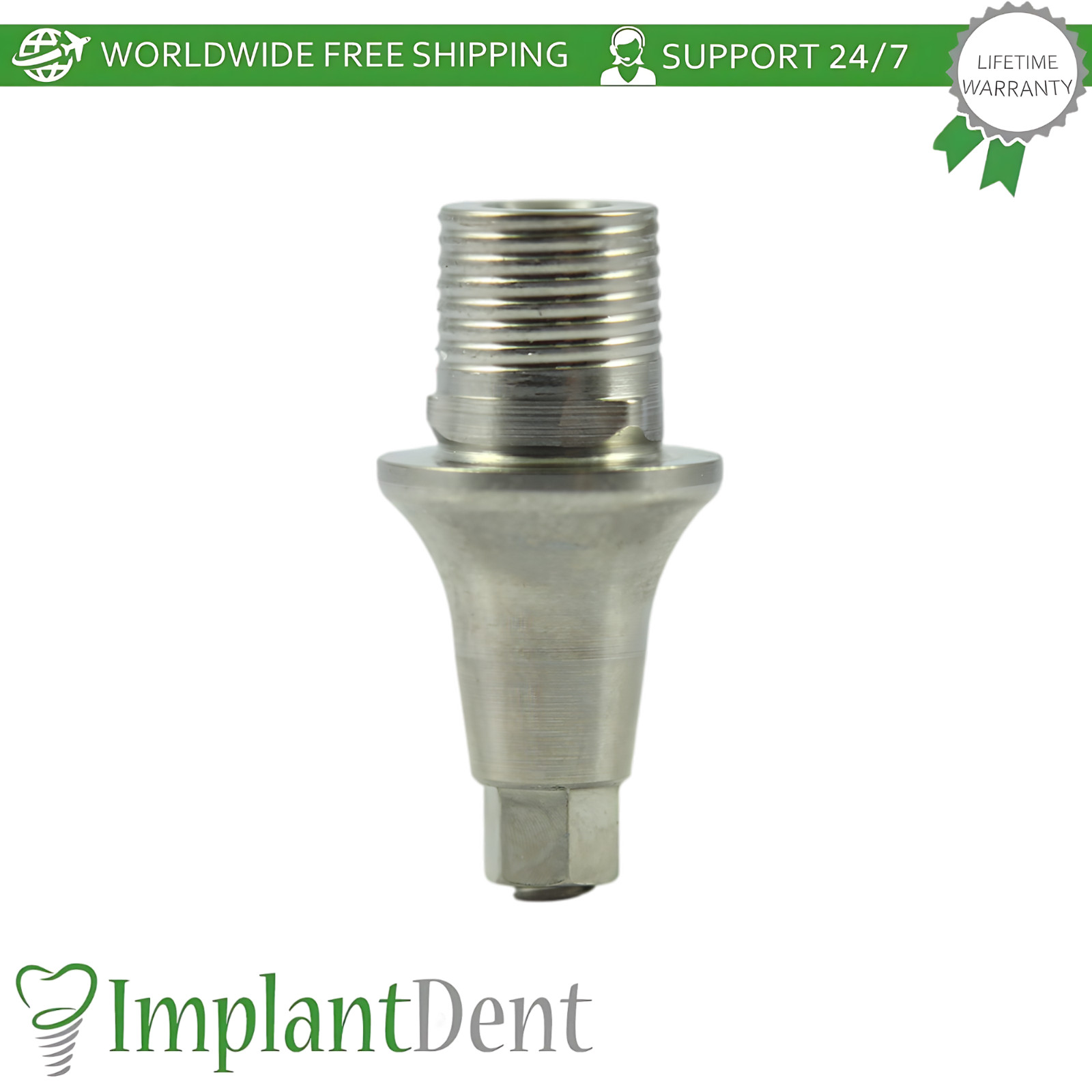 X5 Dental Prosthetic Ø5.5mm Diameter Titanium Base Neodent GM Compatible