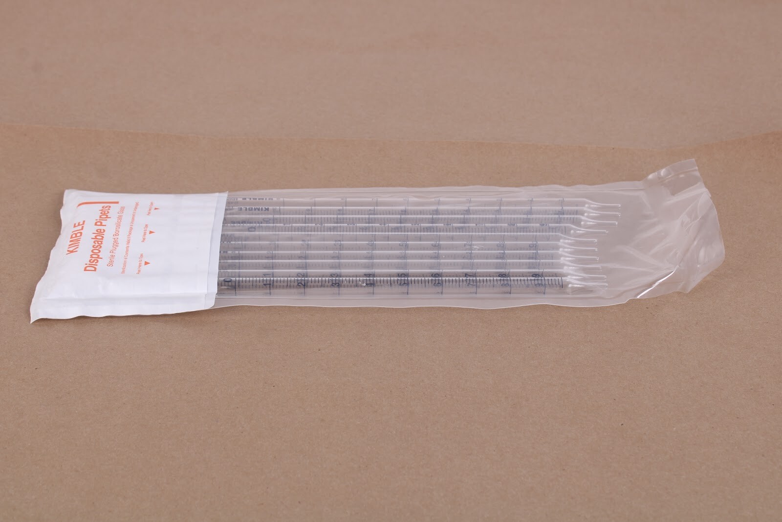 Kimble Disposable Pipets Sterile Plugged Borosilicate Glass 10mL (10 in a Pack)
