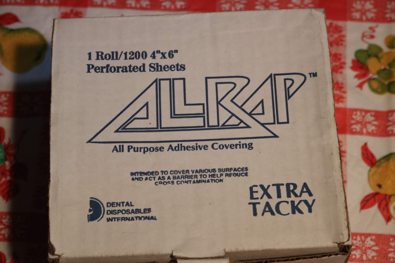AllRap Perforated 4″ x 6″ Refill Roll 1200 Sheets Roll Blue