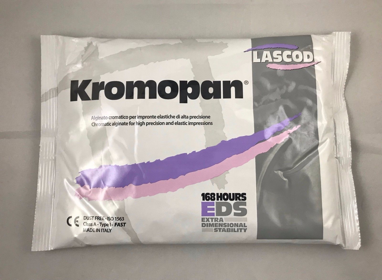 Kromopan Alginate 168 Hours Fast Set 30 Seconds 450g Pouch 5 Packs Ref #KRM302