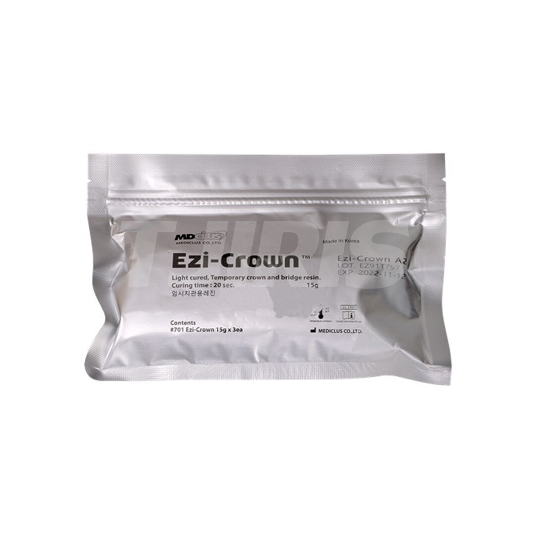 3PCS Dental Temporary Crown Bridge Material Light Cure Composite Resin A1 A2 A3