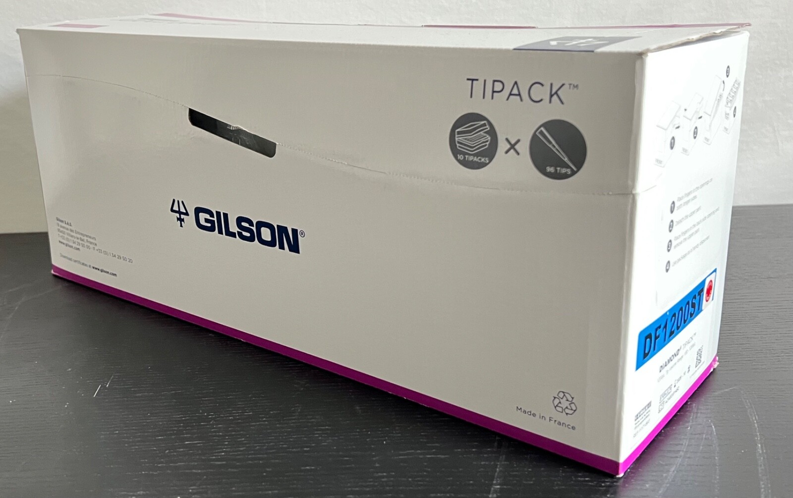 GILSON DIAMOND Pipette Tips DF1200ST TIPACK, 50-1200 µL, 960 sterilized filter