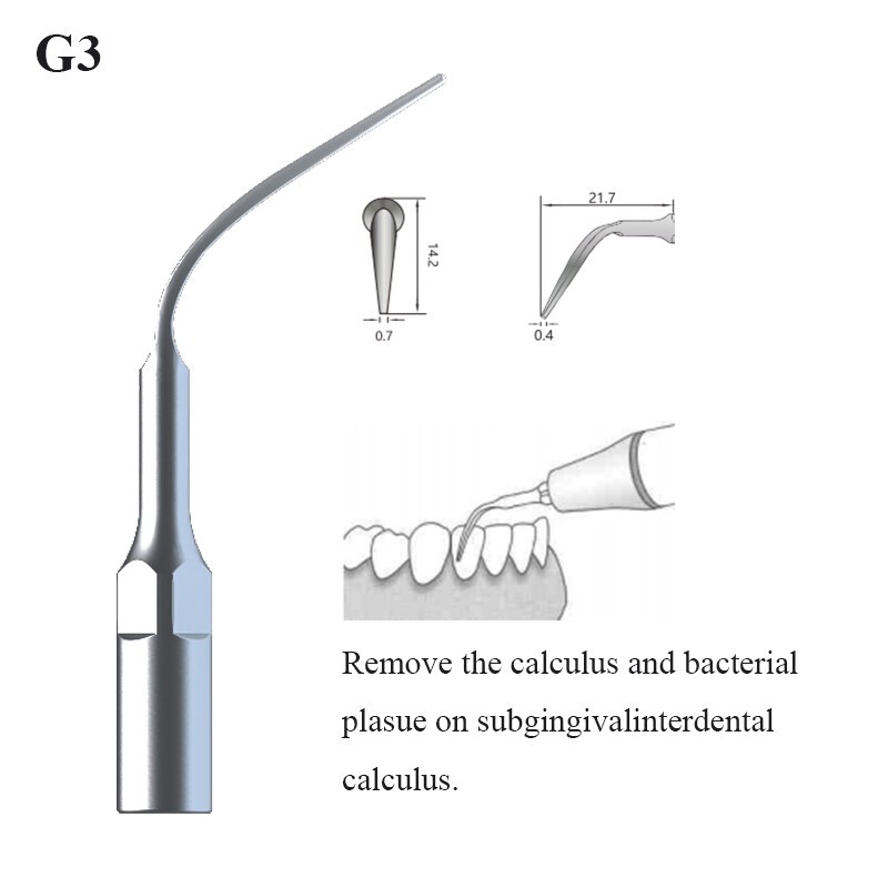 Dental Ultrasonic Scaler Tips Scaling Endo Perio Tips Fit EMS Woodpecker Handle
