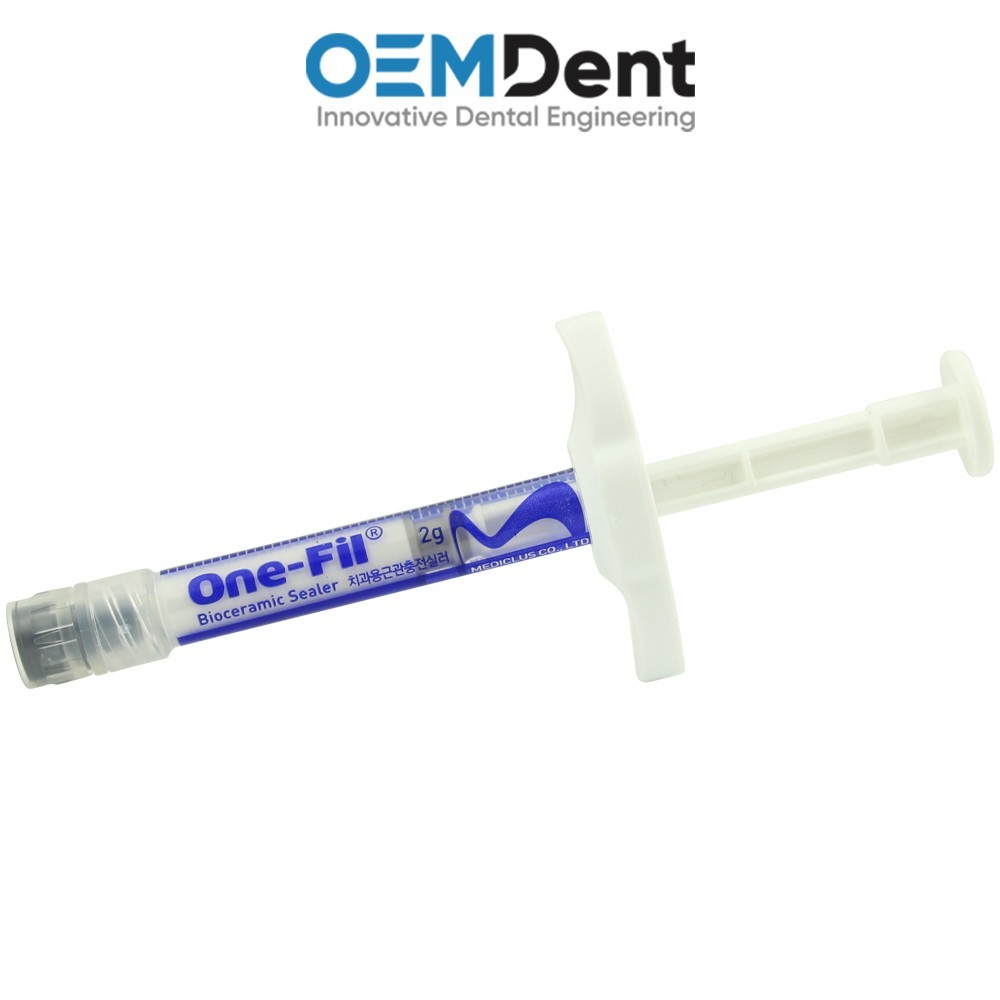 Dental MEDICLUS One-Fil® Calcium Silicate Based R00t Canal Sealer Syringe 2g