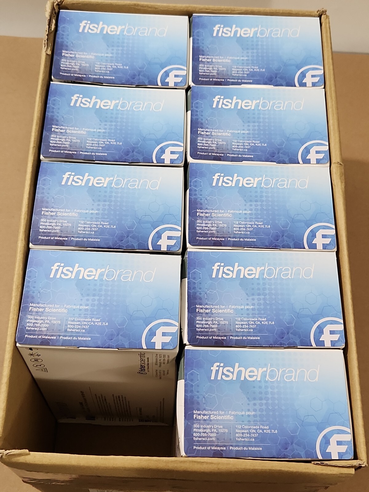 *NEW* CASE OF 900 Fisher Scientific 19-181-611 XL Medical Examination Gloves