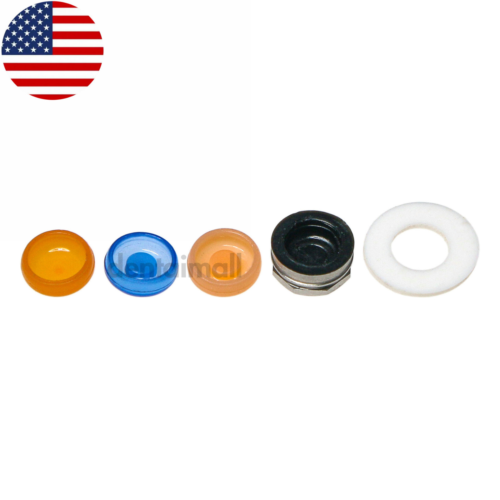 US Universal Dental Locator Retention Caps Insertion Extraction Remove Core Tool