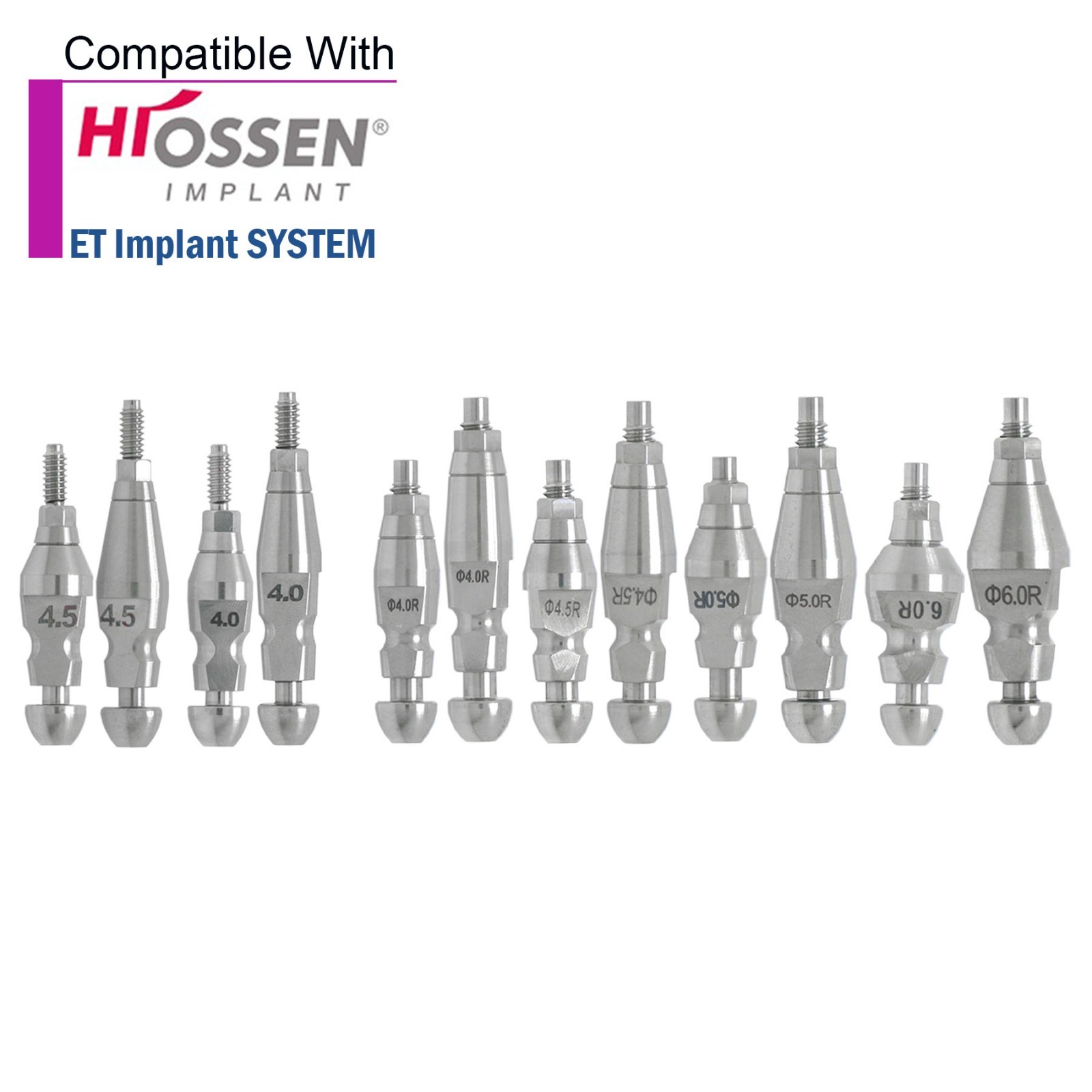 US Dental Open/Closed Tray Transfer Coping Compatible with Hiossen ET Implant