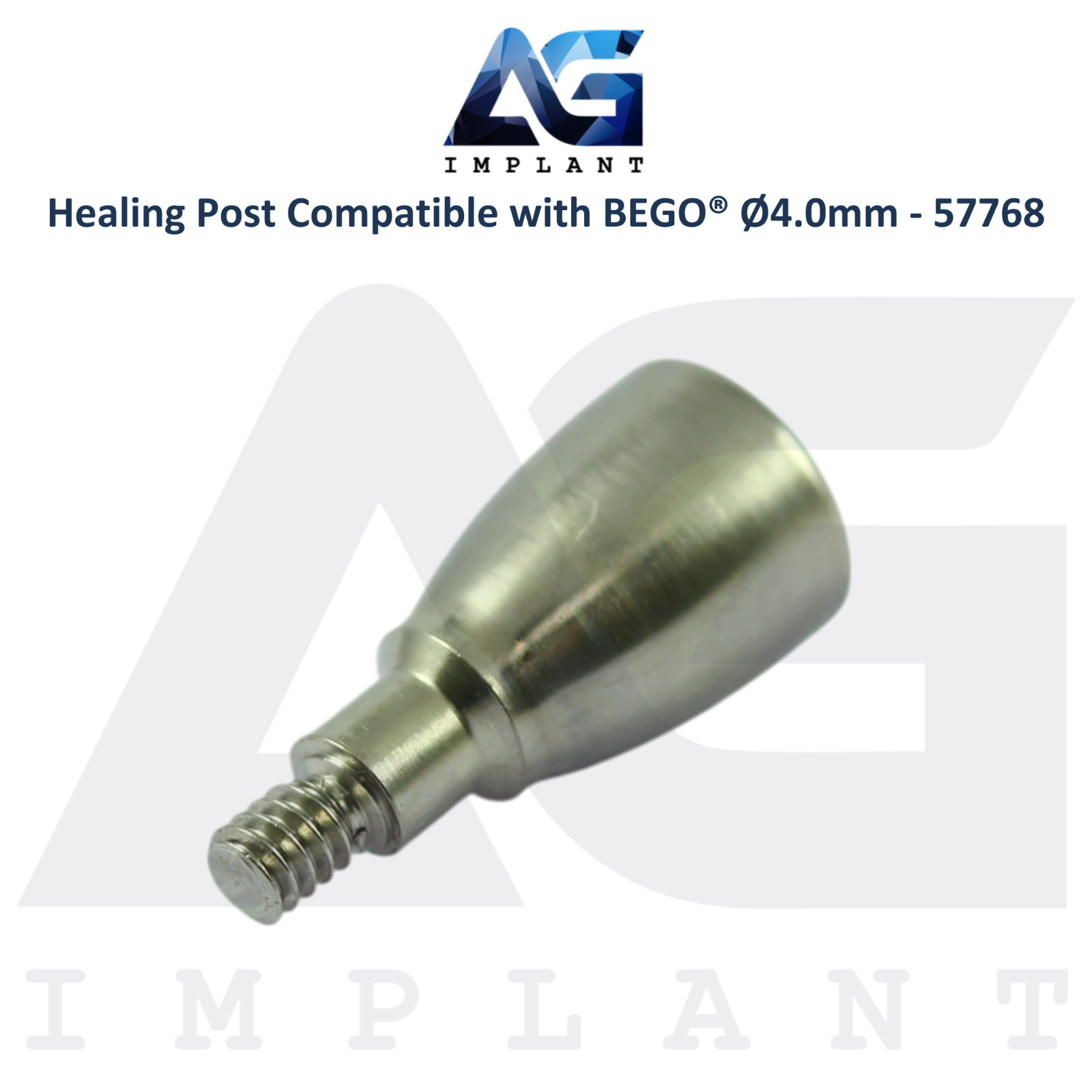 Titanium Healing Post BEGO® Compatible Ø4.0mm 57768 Soft Tissue Shaping