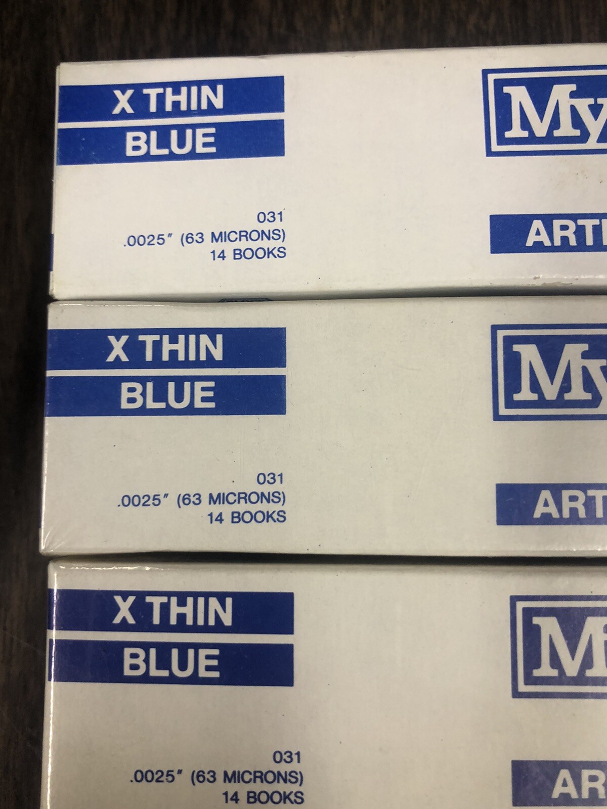 Articulating Paper X Thin Blue x3 Boxes Thin Red x3 Boxes ~~ 14 Books/ Box Vtg