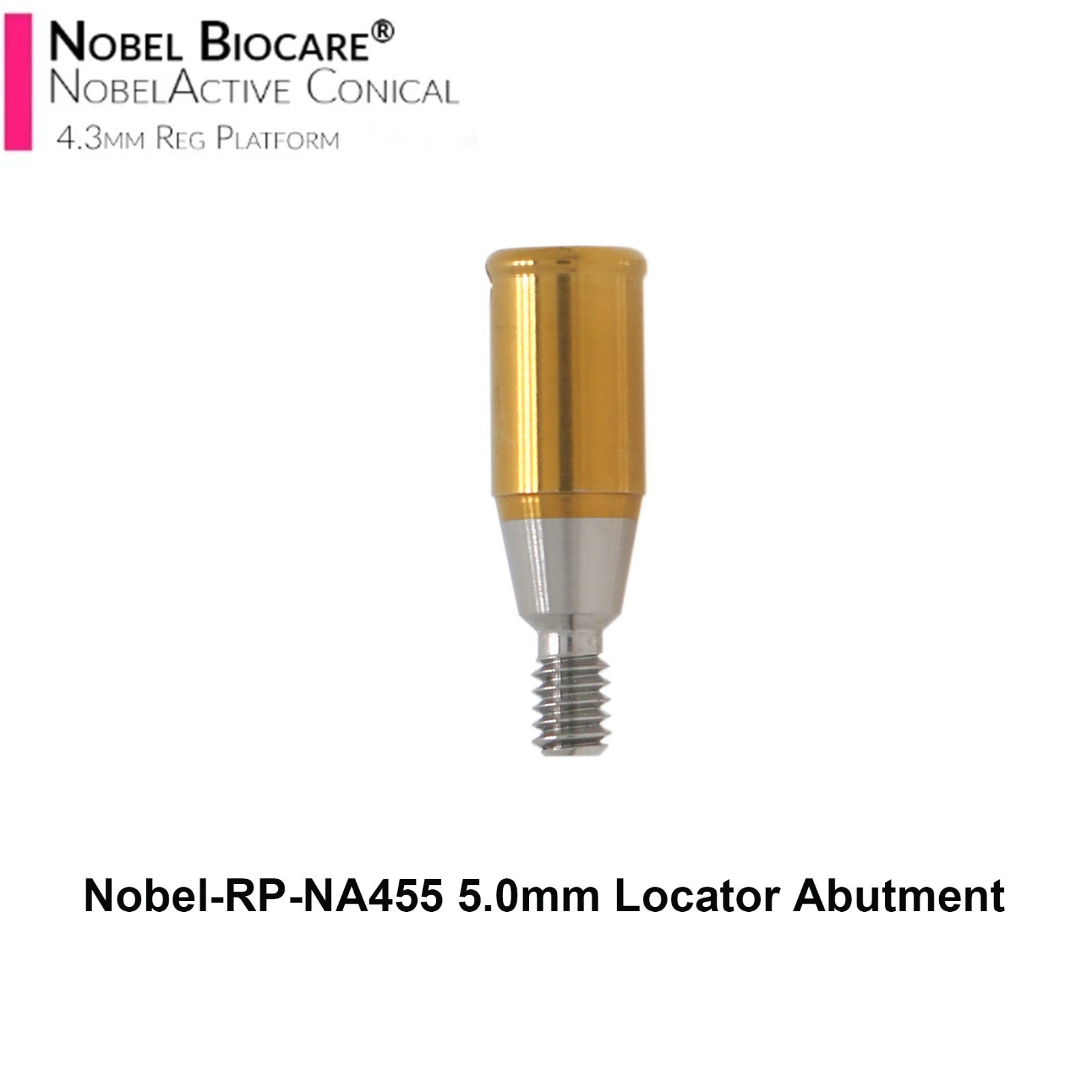 US Nobel Biocare Locator Abutment Replace Conical Connection Compatible NP/RP