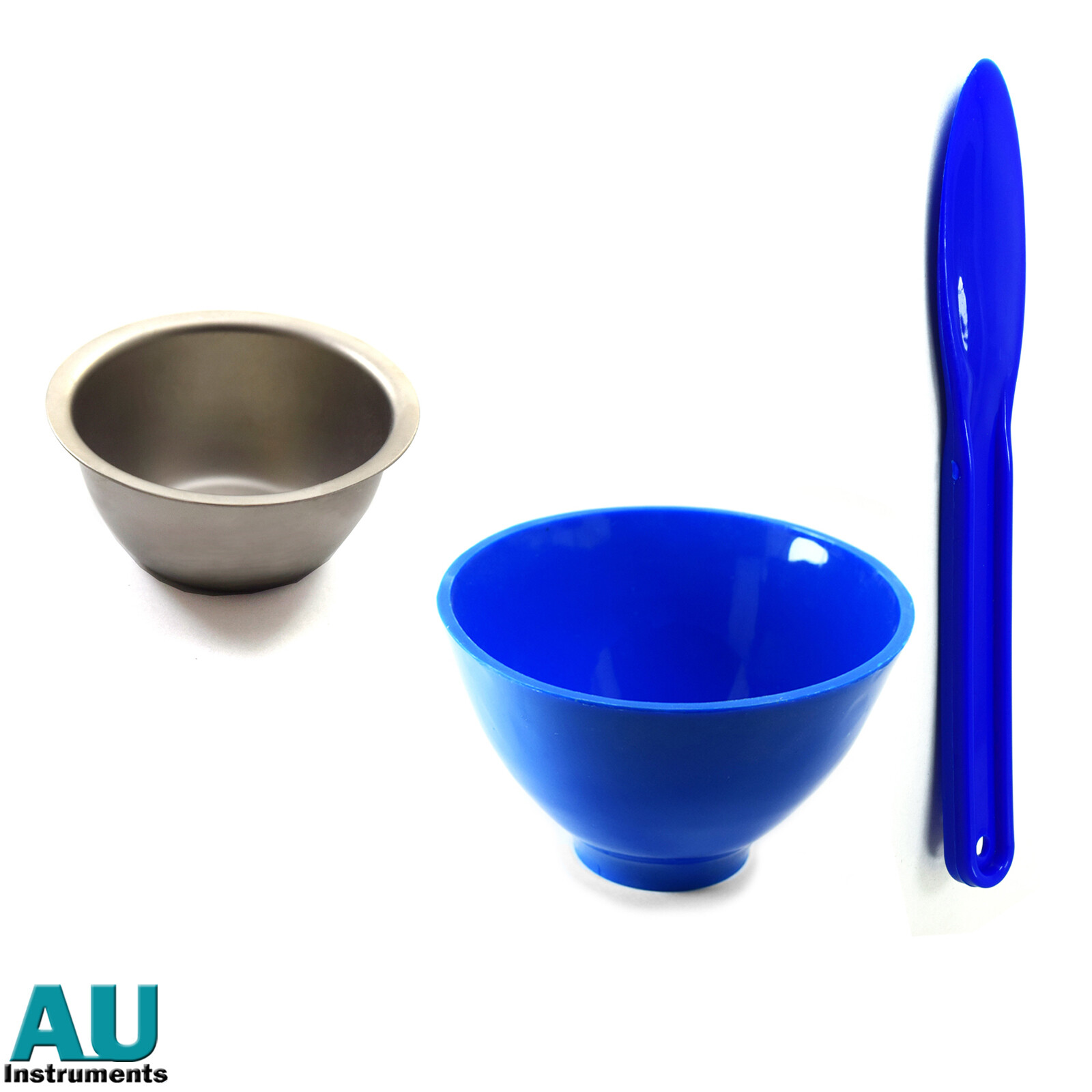 Dental Mixing Cup Bowl Amalgam Plastic Filling with Spoon Laboratory Instruments
