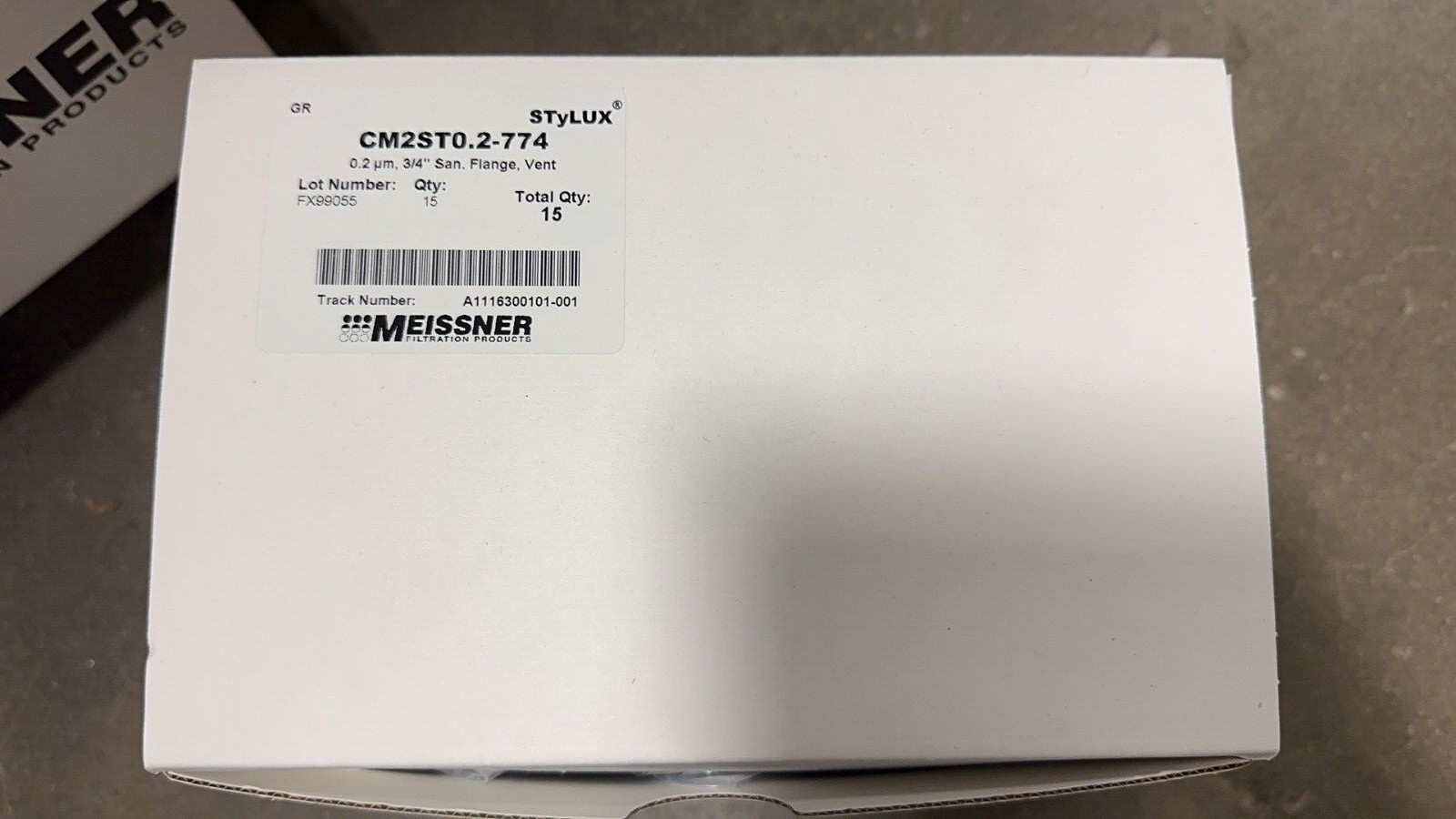 Meissner CM2ST0.2-774 filter stylux 0.2um, 3/4″ San Flange Vent