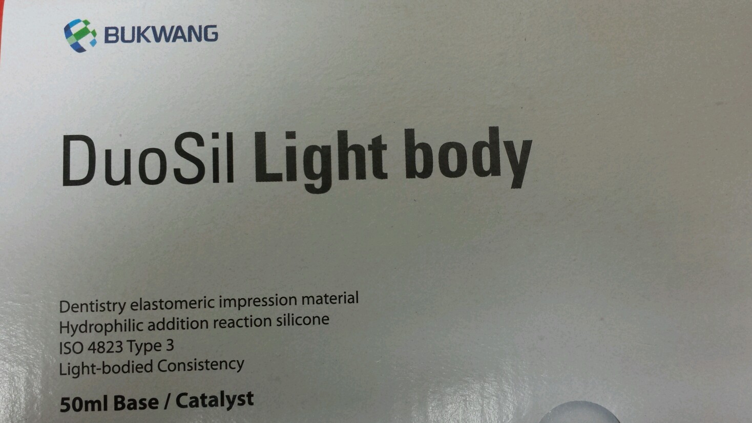 Fast Set Dental Impression Material DuoSil 4 Cartridges Light Body Wash