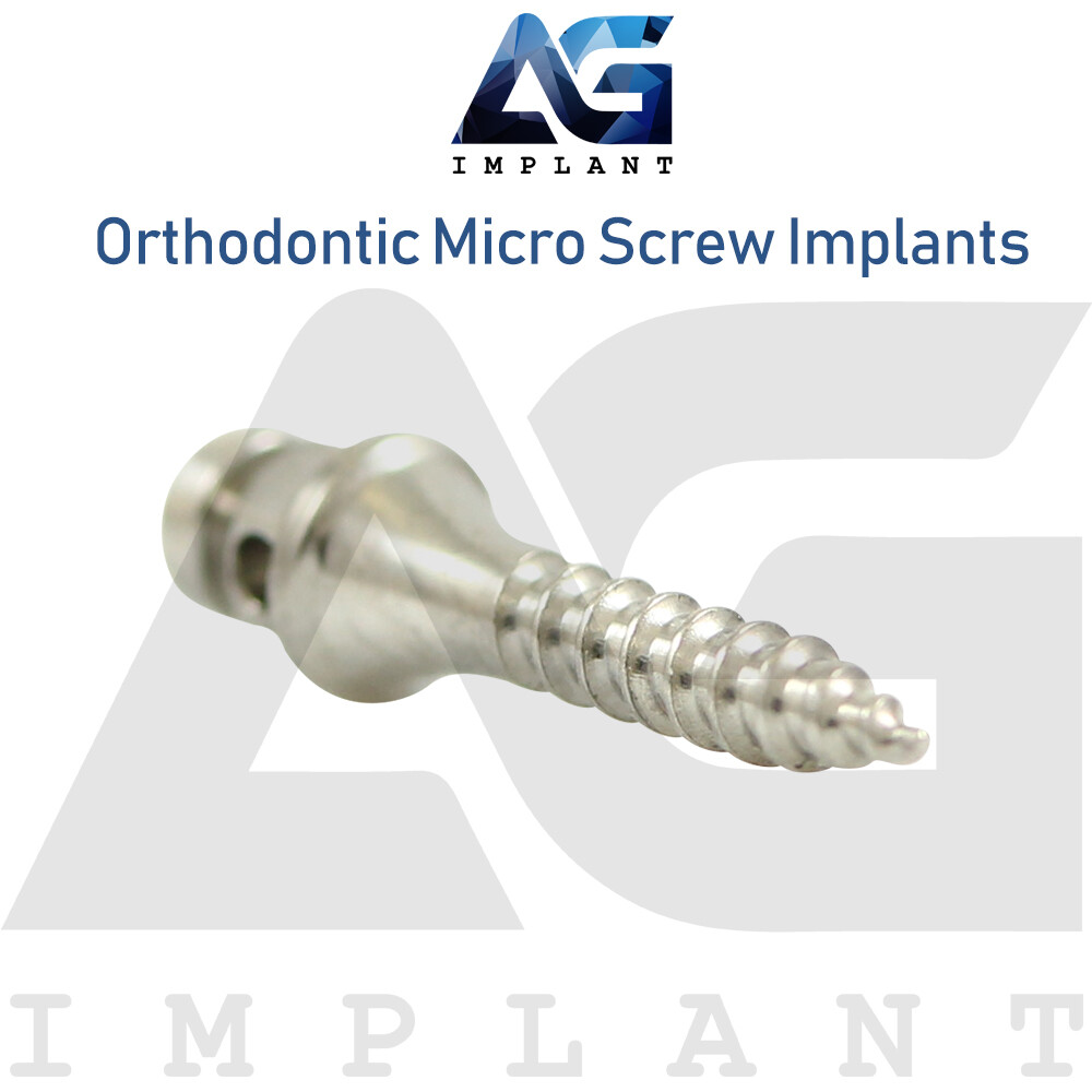 2 Dental Self Drilling Orthodontic Micro Screw Titanium Sterile 2mmx6mm