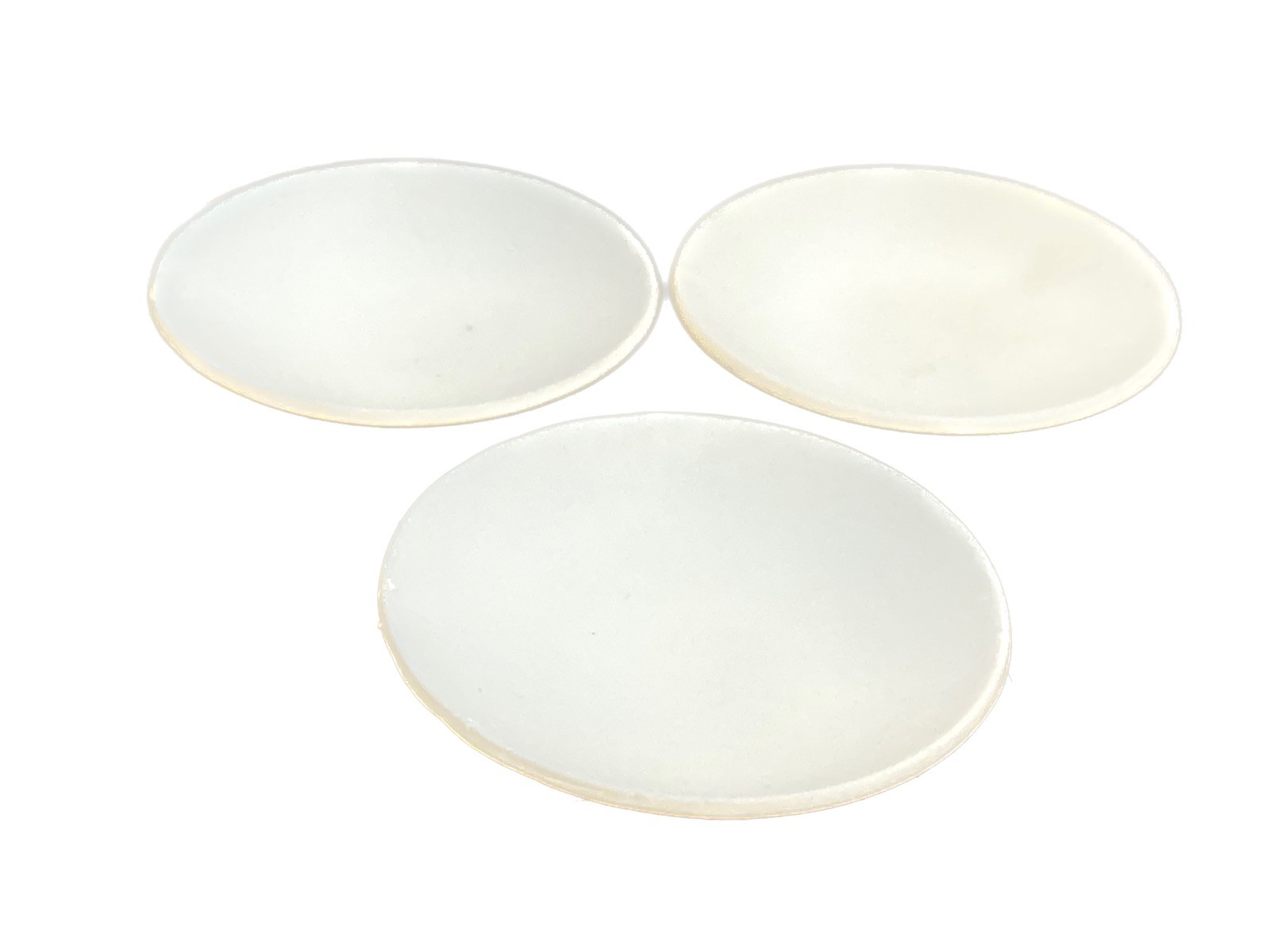 (3) DYNALON Lab 80mm PTFE Watch Glass Covers for 250mL Beakers 315384
