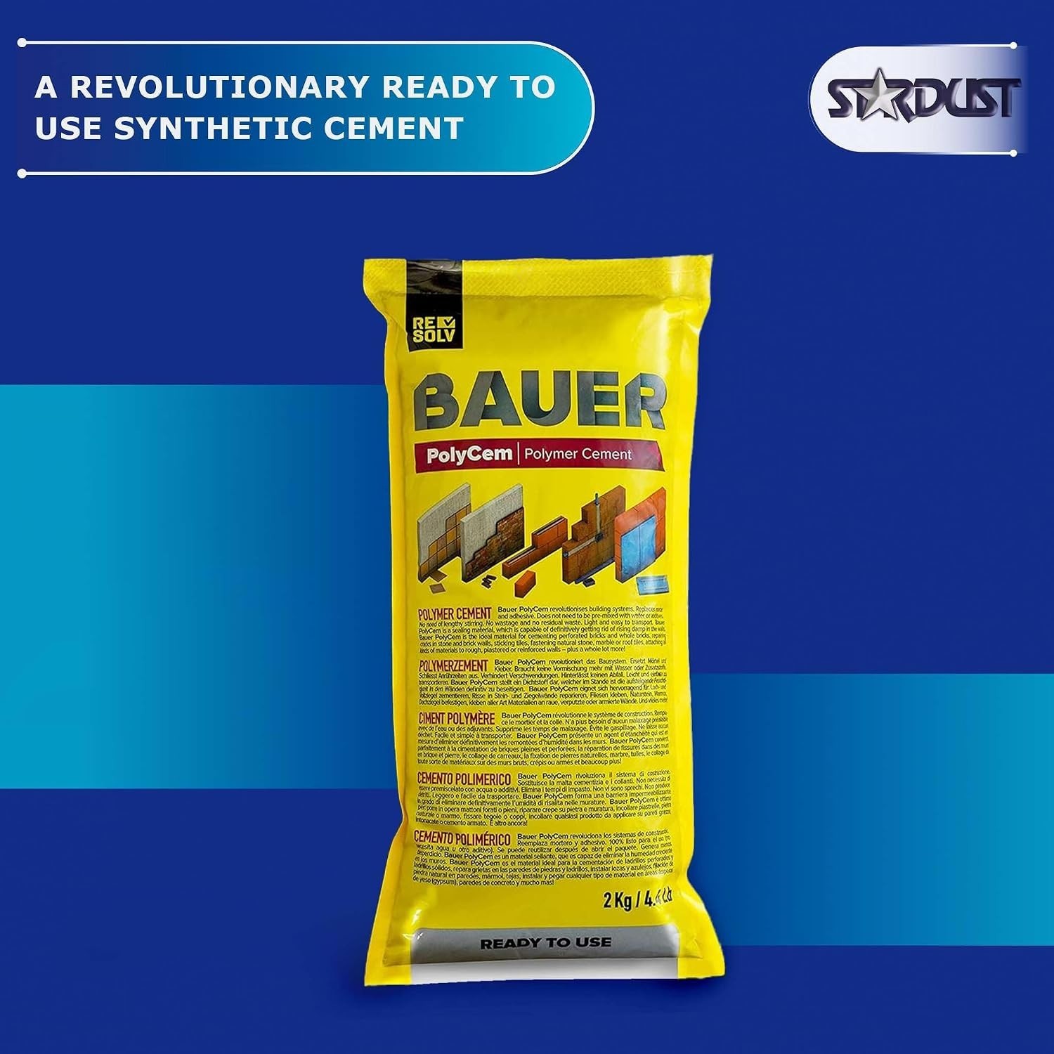 Instant Polymer Cement 2kg – Ready-to-Use for Versatile Repair & Strong Adhesion