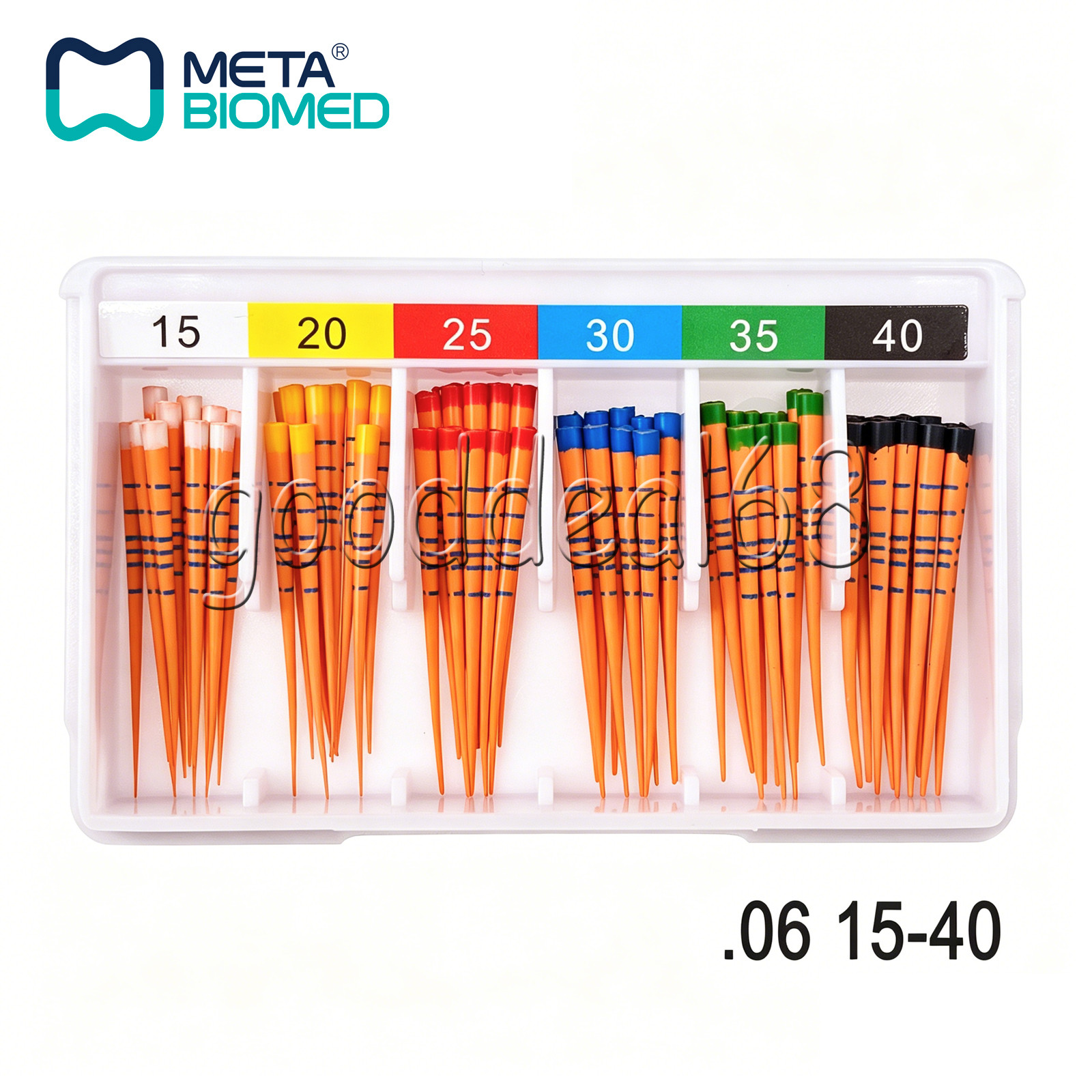 Dental Endodontic Gutta Percha Points Taper .02 .04 or .06, 120 or 60/pk,#15-40