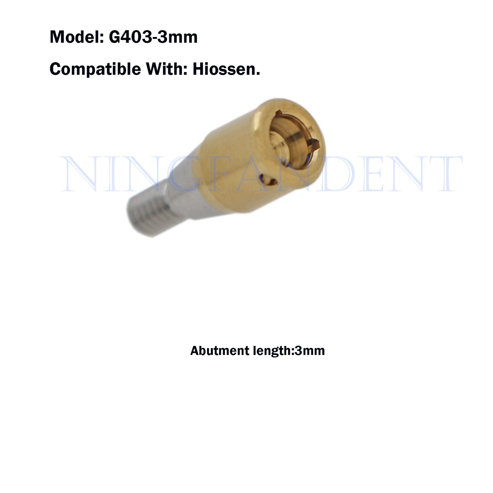 Implant For HIOSSEN Regular Locat0r Abutment AH=3.0mm ,Overdenture Insertion Cap