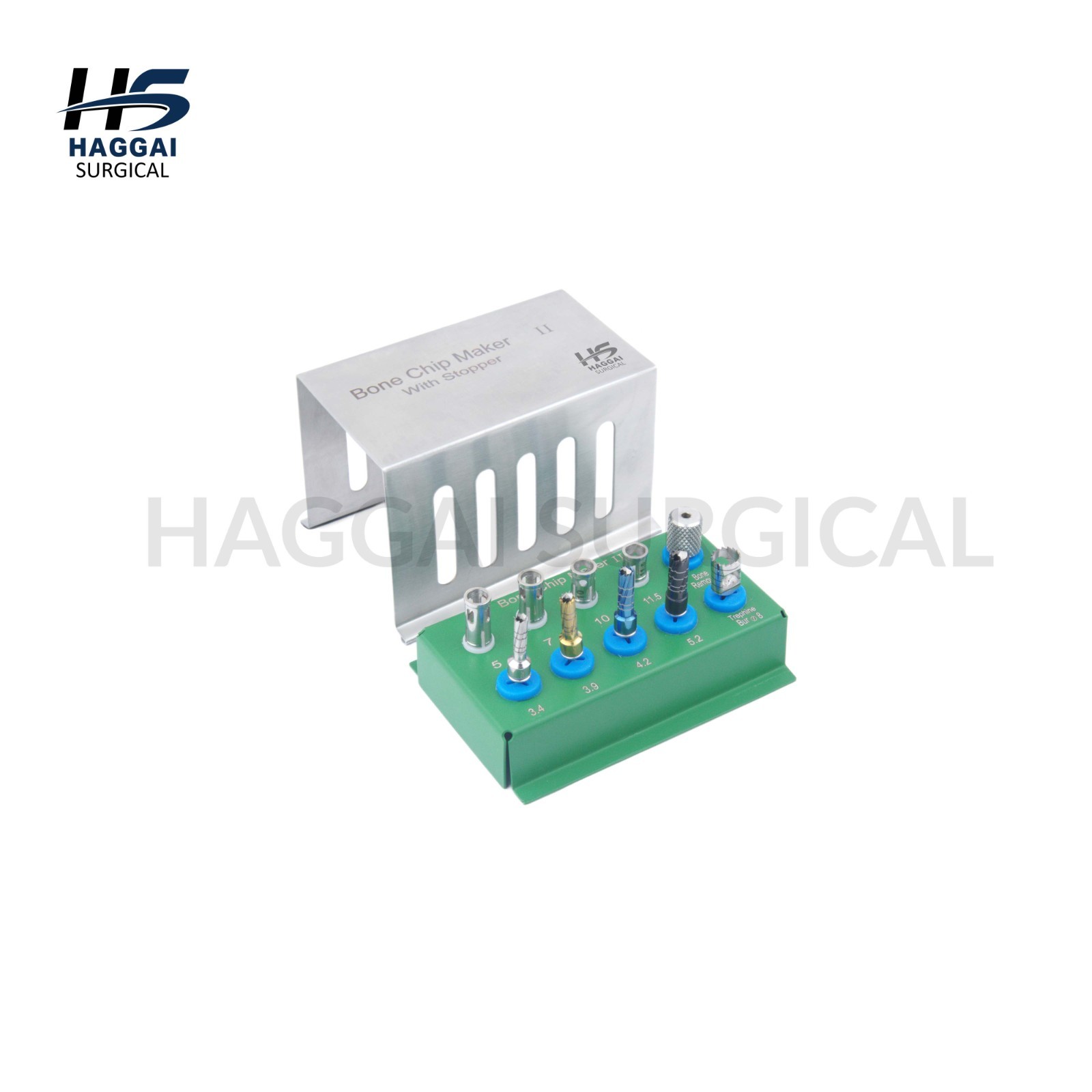 Chip Maker Kit with Stopper Precision Drill Set in Sterilizable Box