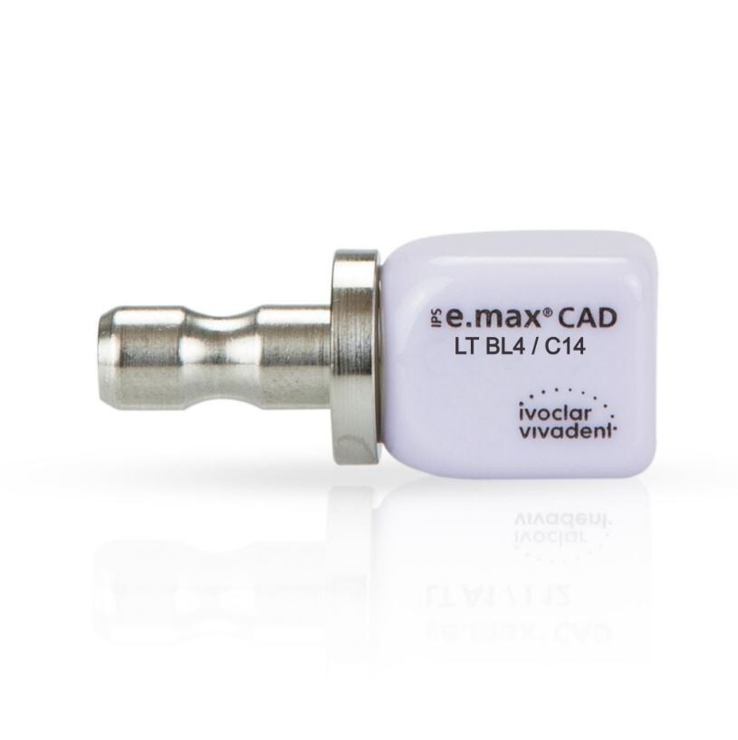 *5-Piece* Vivadent IPS E.Max CAD For CEREC/inLab LT BL4/C14 Refill 605346
