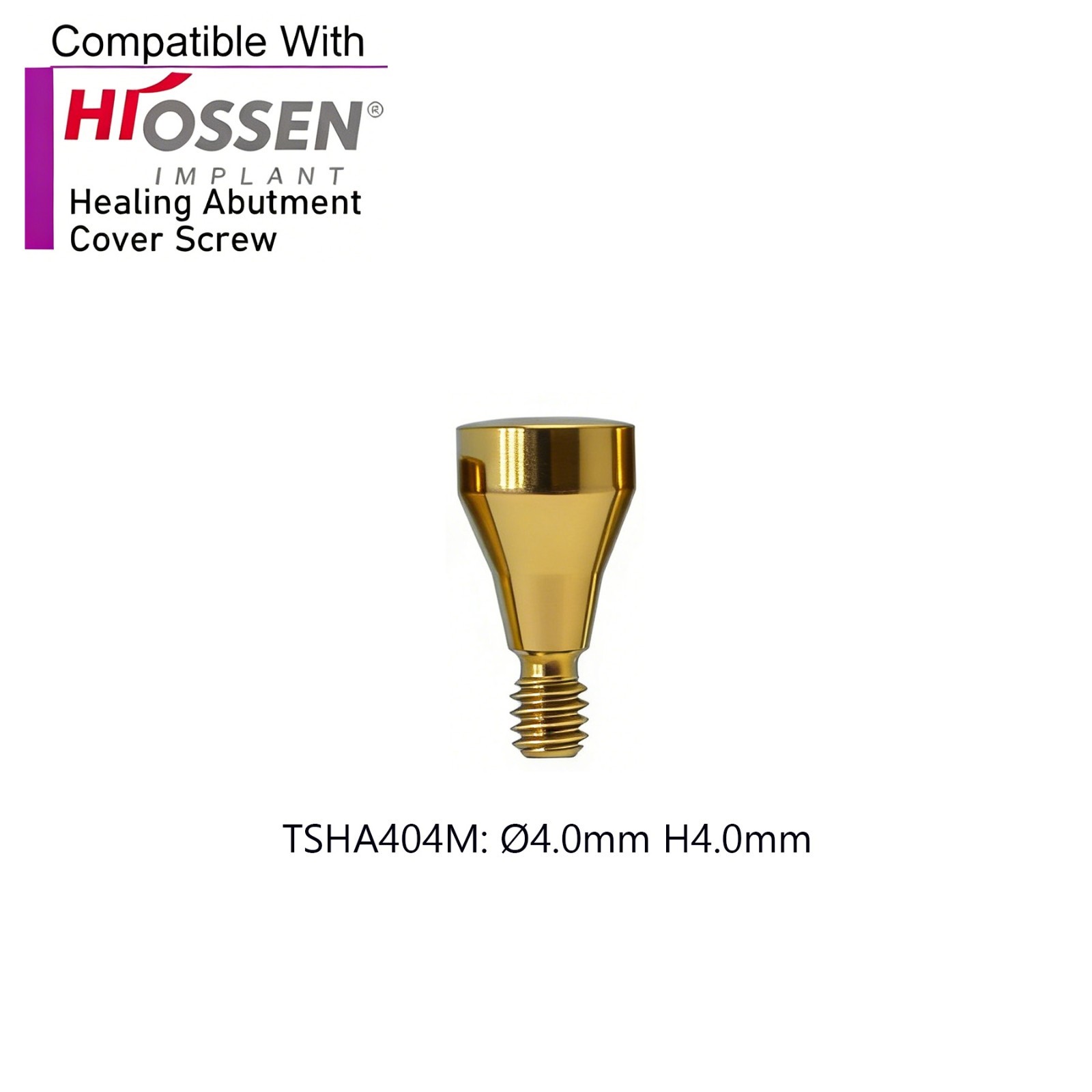 US 5Pcs Dental Healing Abutments Cover Screw Regular/Mini fit Osstem Hiossen