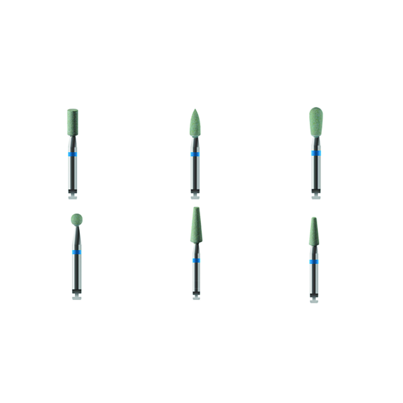 Ceramic Diamond Impregnated Green Stones – RA – Medium Coarse -6pk