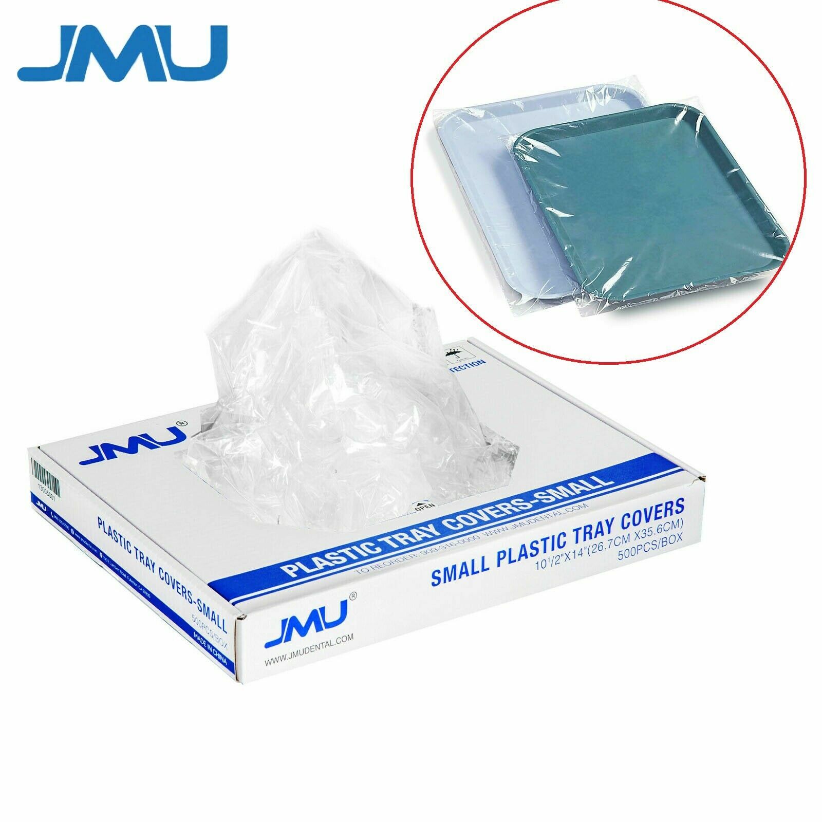 JMU up to 3000pcs Dental Disposable Plastic Tray Cover Sleeves Ritter B/E Tray