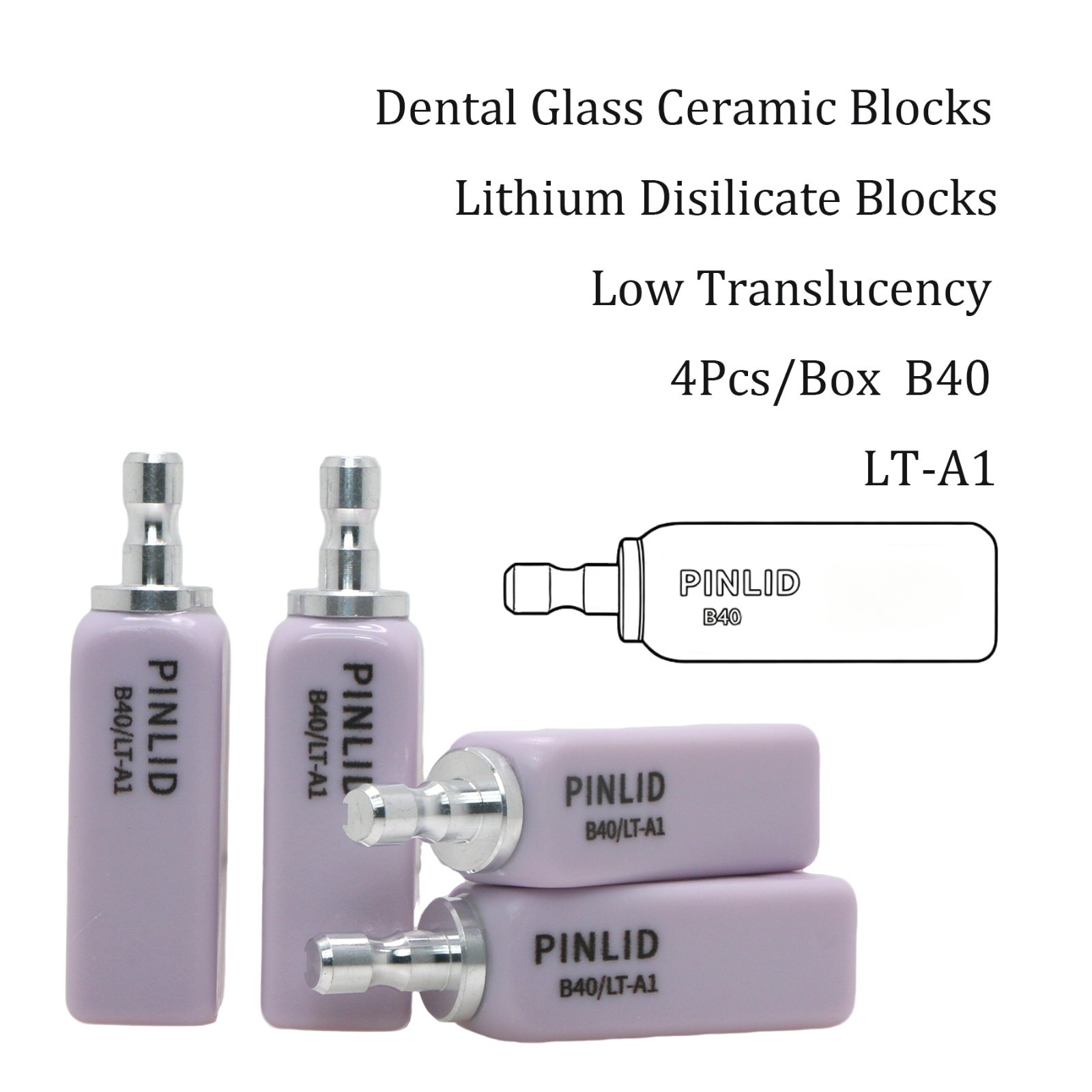 C14 B40 A16 HT LT MT Dental Lithium Disilicate Blocks Emax CAD/CAM CEREC Inlab