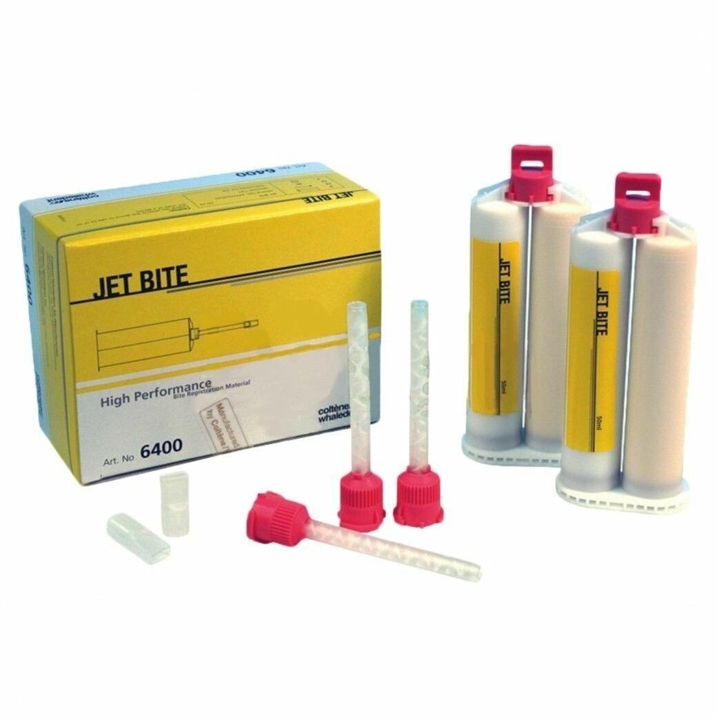Coltene JET BITE – A Silicone Bite Registration Perfect Occlusal Sets Rock Hard.