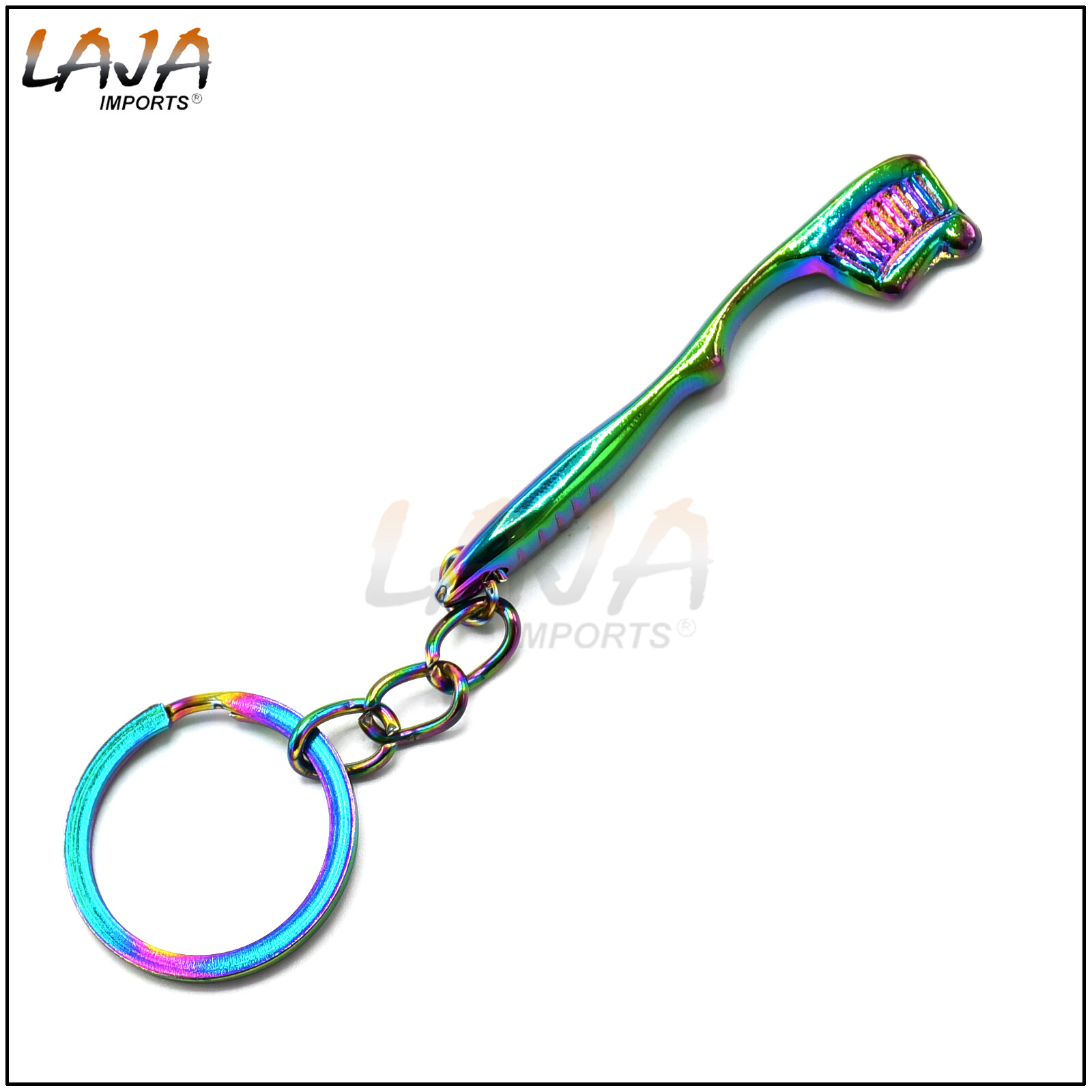 Tooth Brush Key Chain Multi Titanium Color Dental Instruments GIFT for DENTIST