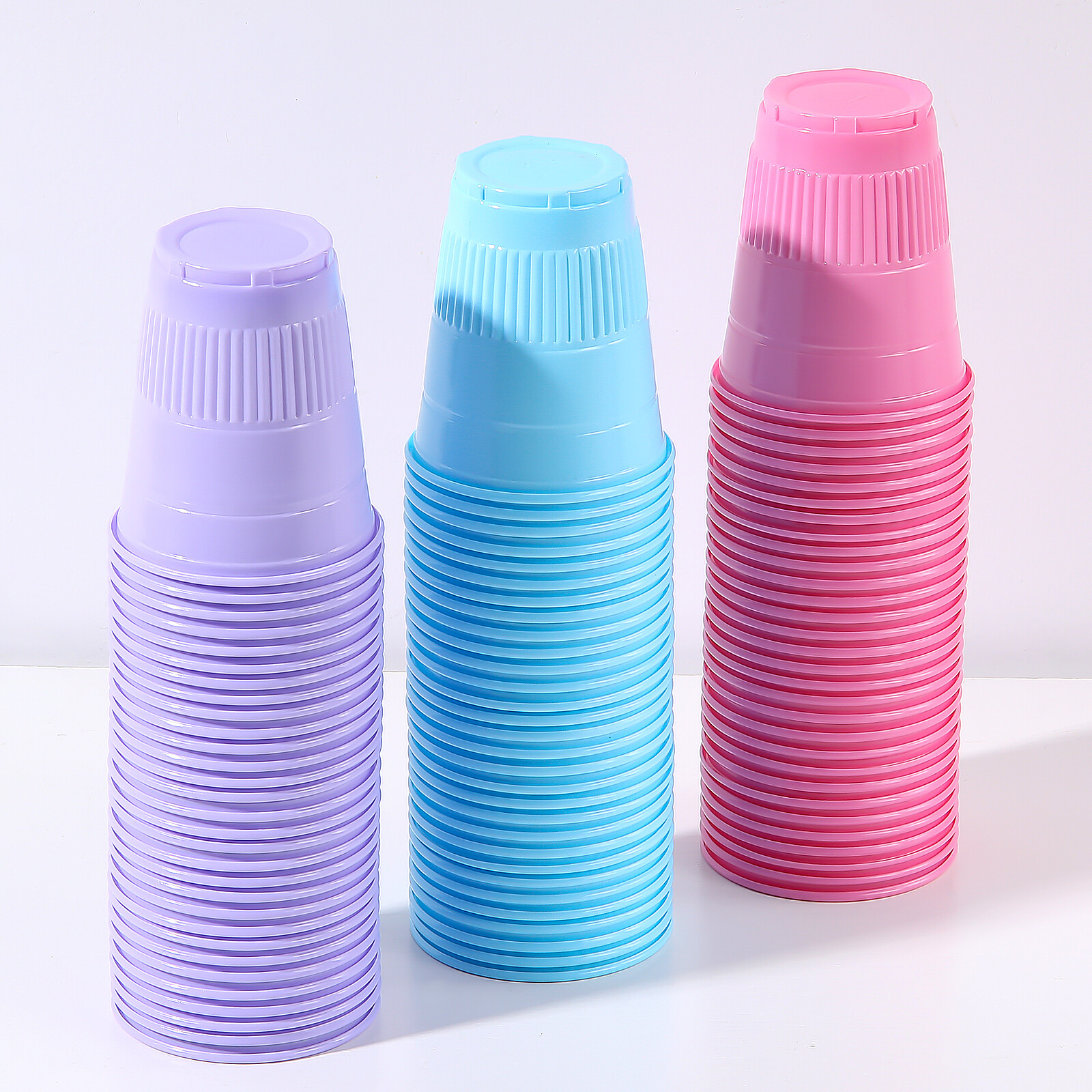 1000pcs Disposable Dental Plastic Drinking Cups Bathroom Mouthwash cup Purple