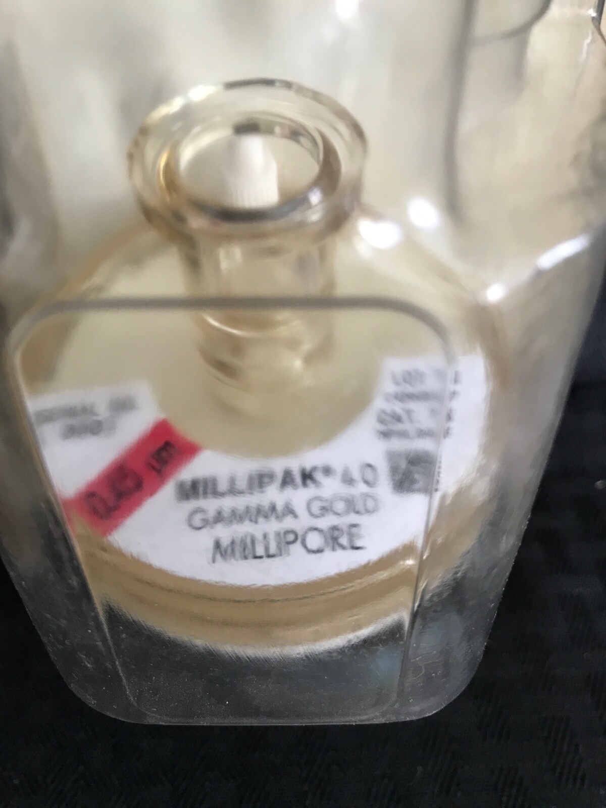MILLIPORE Millipak-40 Gamma Gold Filter Unit 0.45µm 3/4 in. TC/TC MPHL04GF2