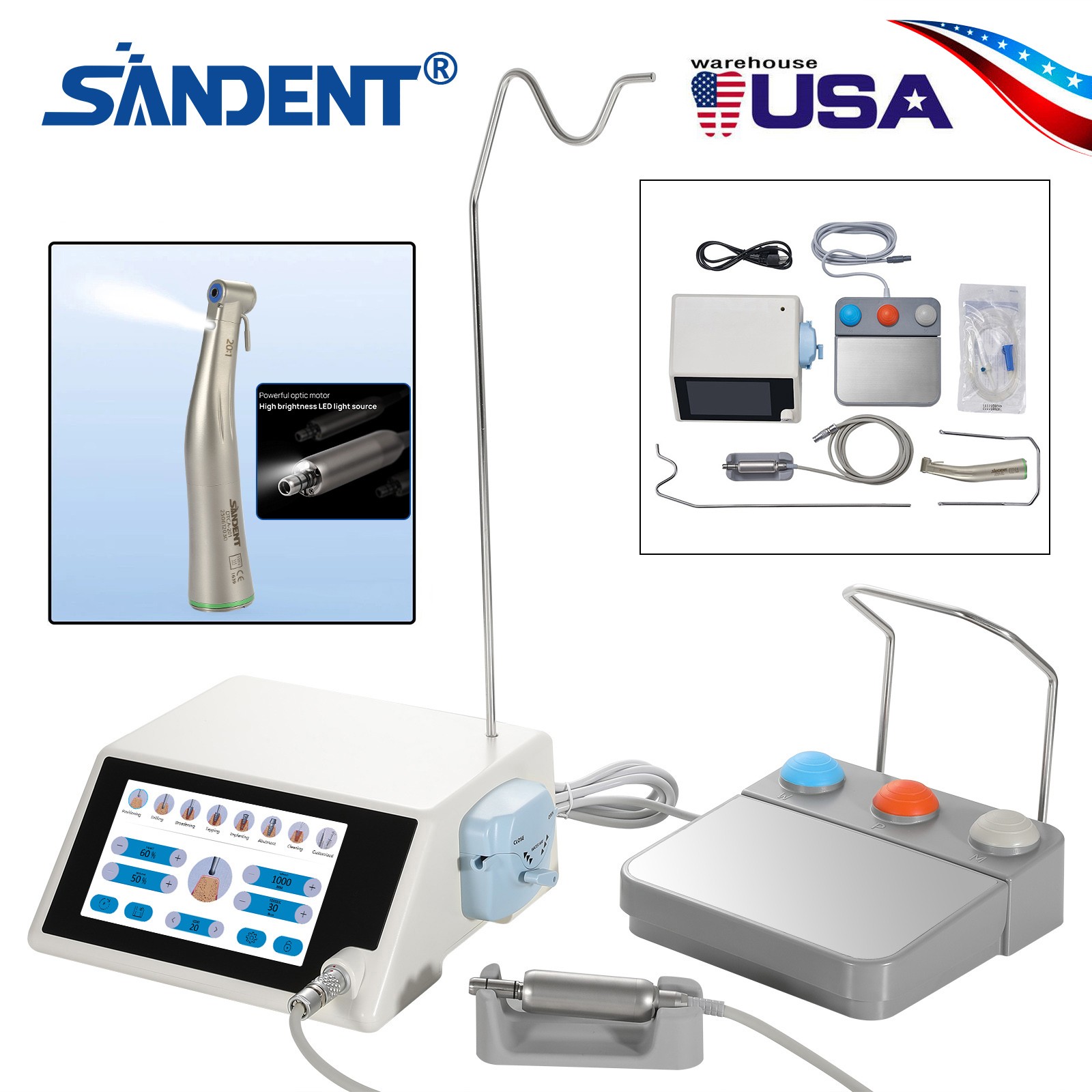 Dental LED Surgical Implant Motor System/Implant Stability Monitor Test