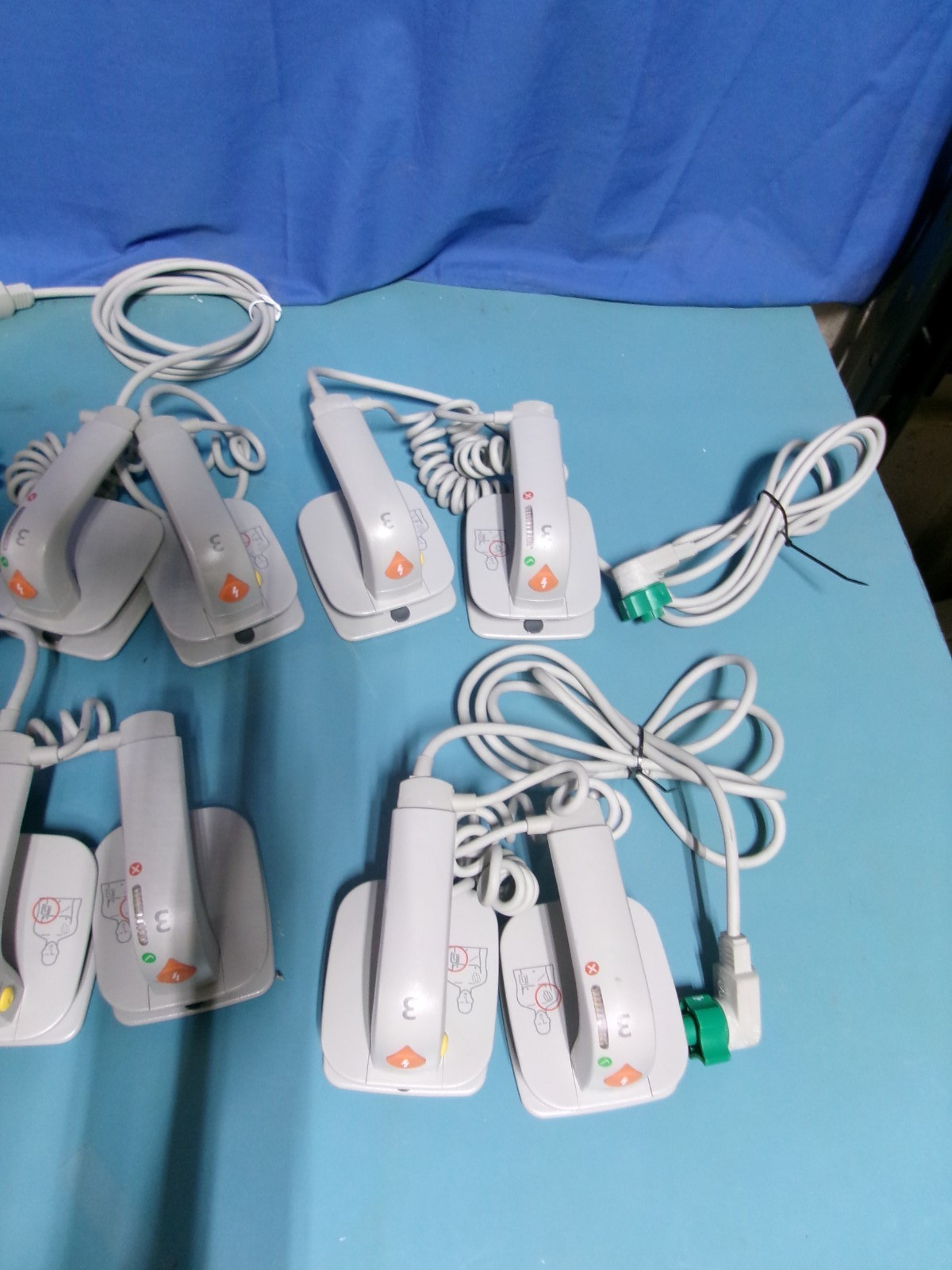 Lot 5 Philips M3543A Water Resistant External Hard Paddles for MRx XL XL+ Defib