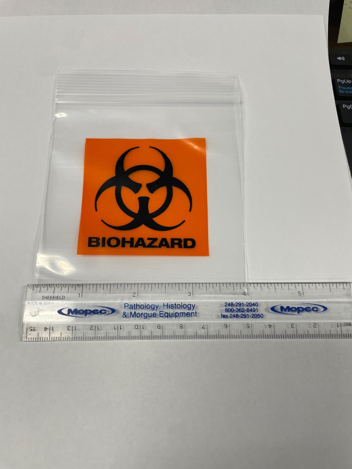 Bag of 100, 4” x 4” Specimen Transport Bags 2mil Wall